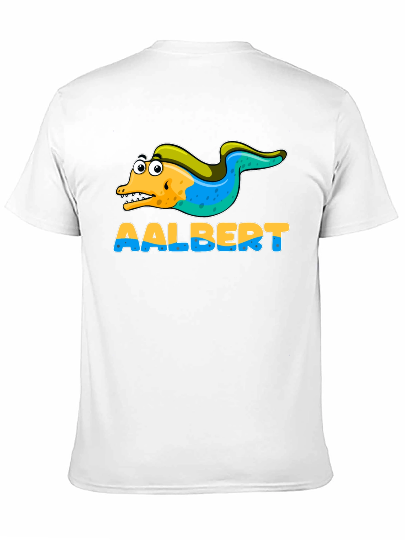 Aalbert Eel Cartoon Graphic T-Shirt