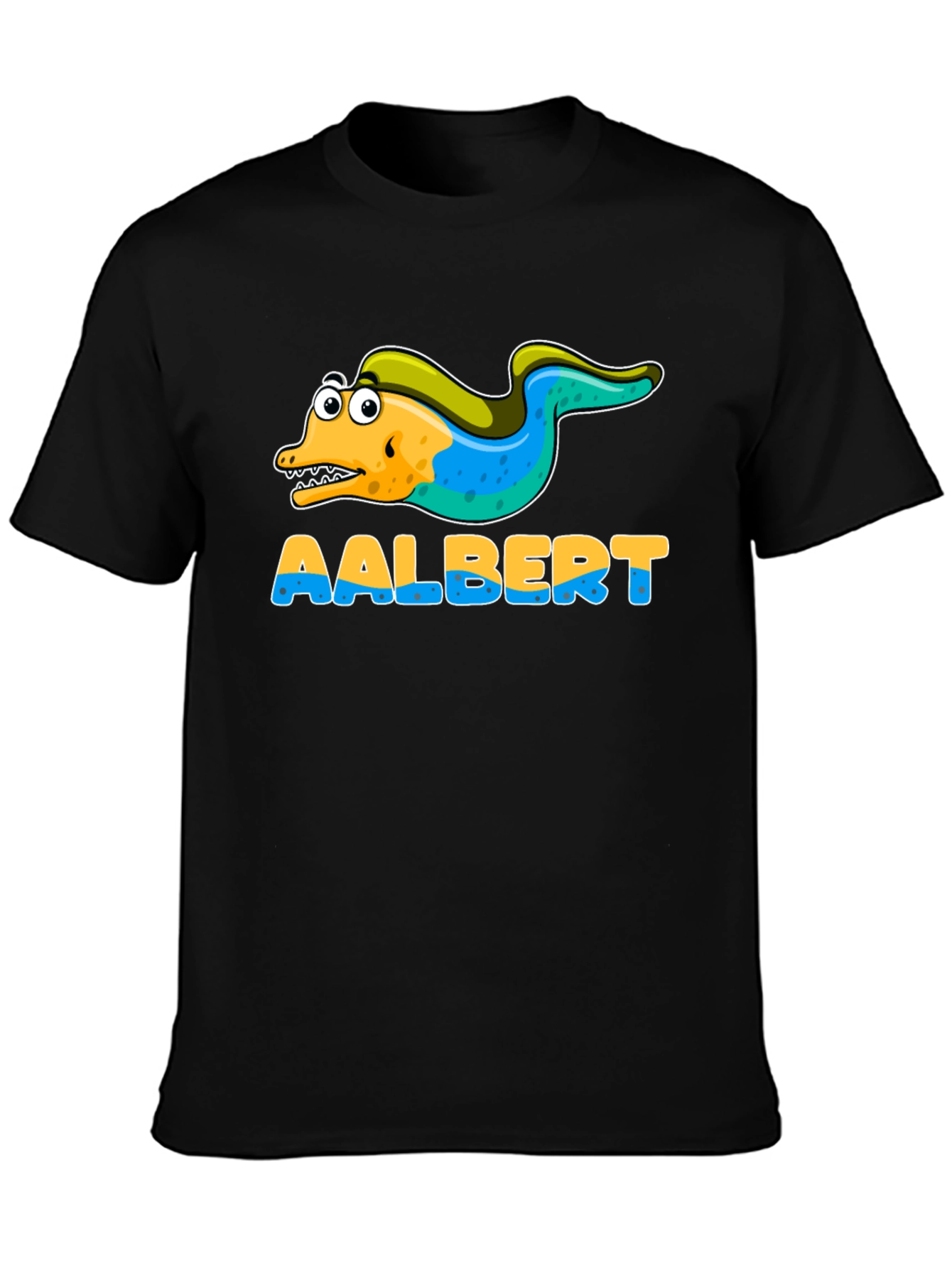 Aalbert Eel Cartoon Graphic T-Shirt