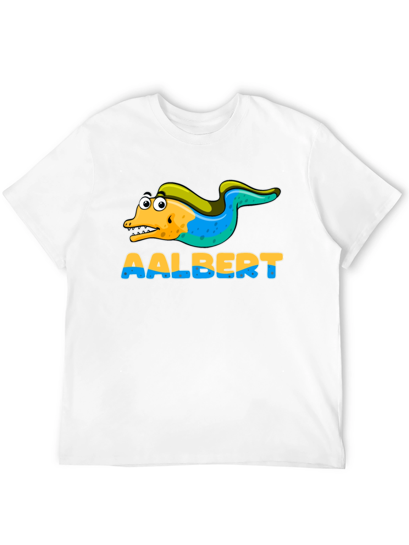 Aalbert Eel Cartoon Graphic T-Shirt