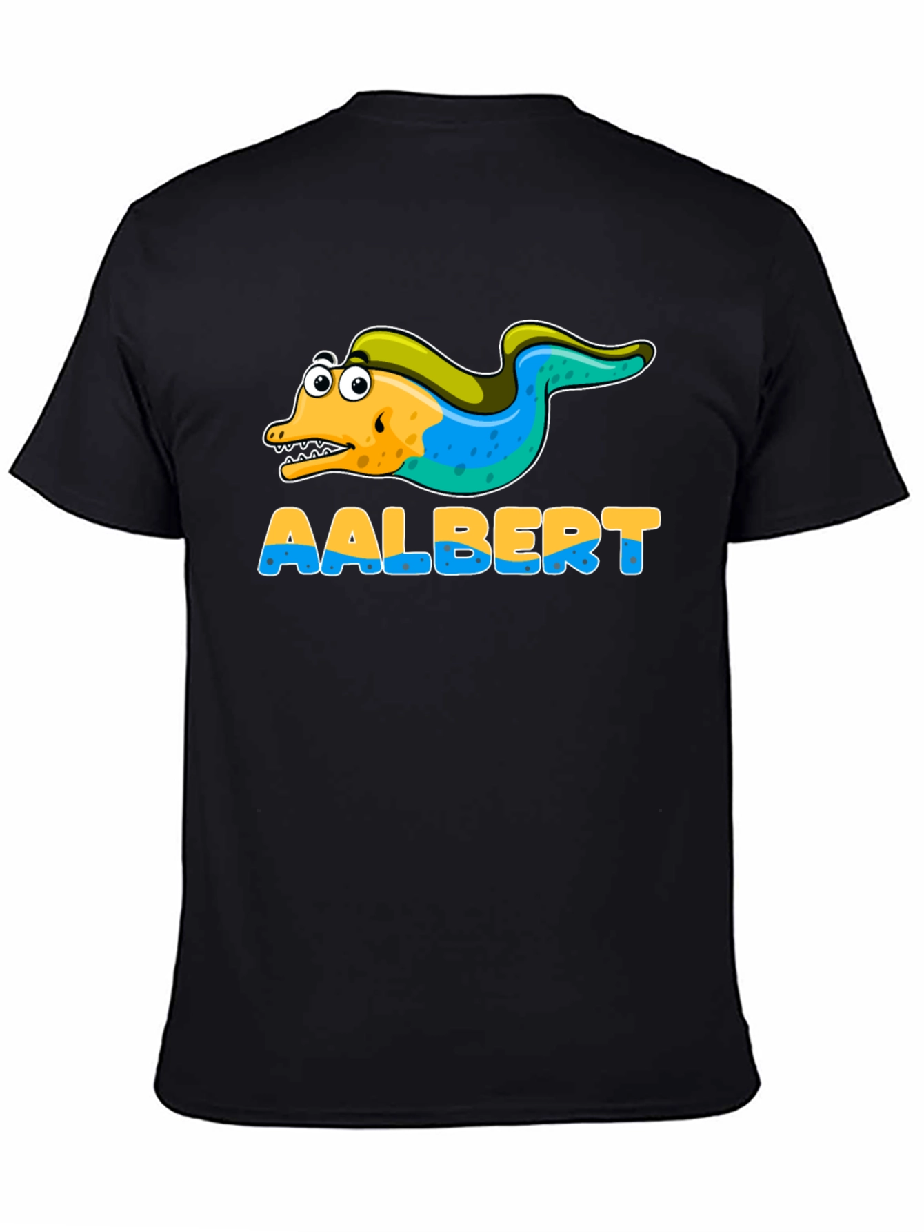 Aalbert Eel Cartoon Graphic T-Shirt