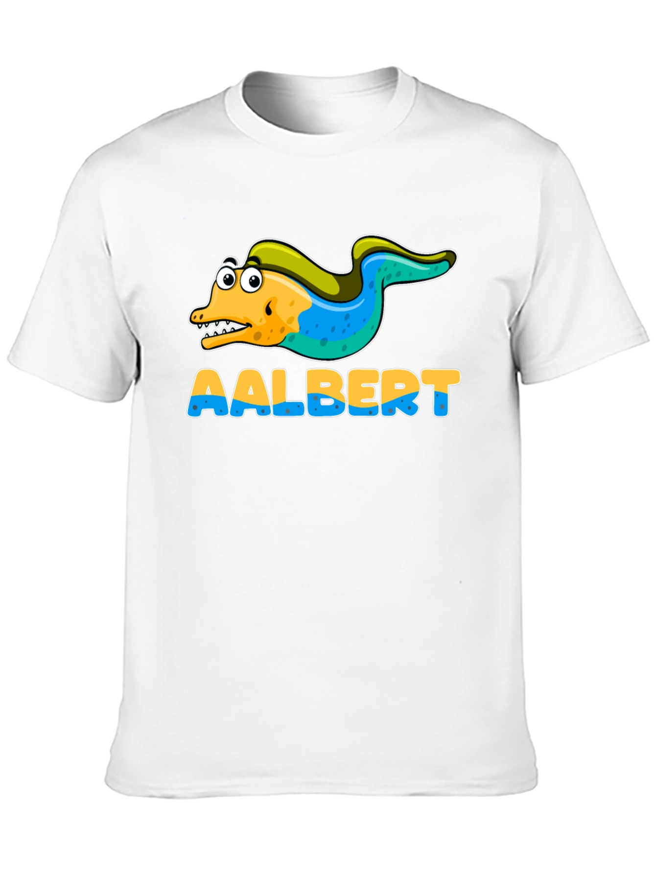 Aalbert Eel Cartoon Graphic T-Shirt