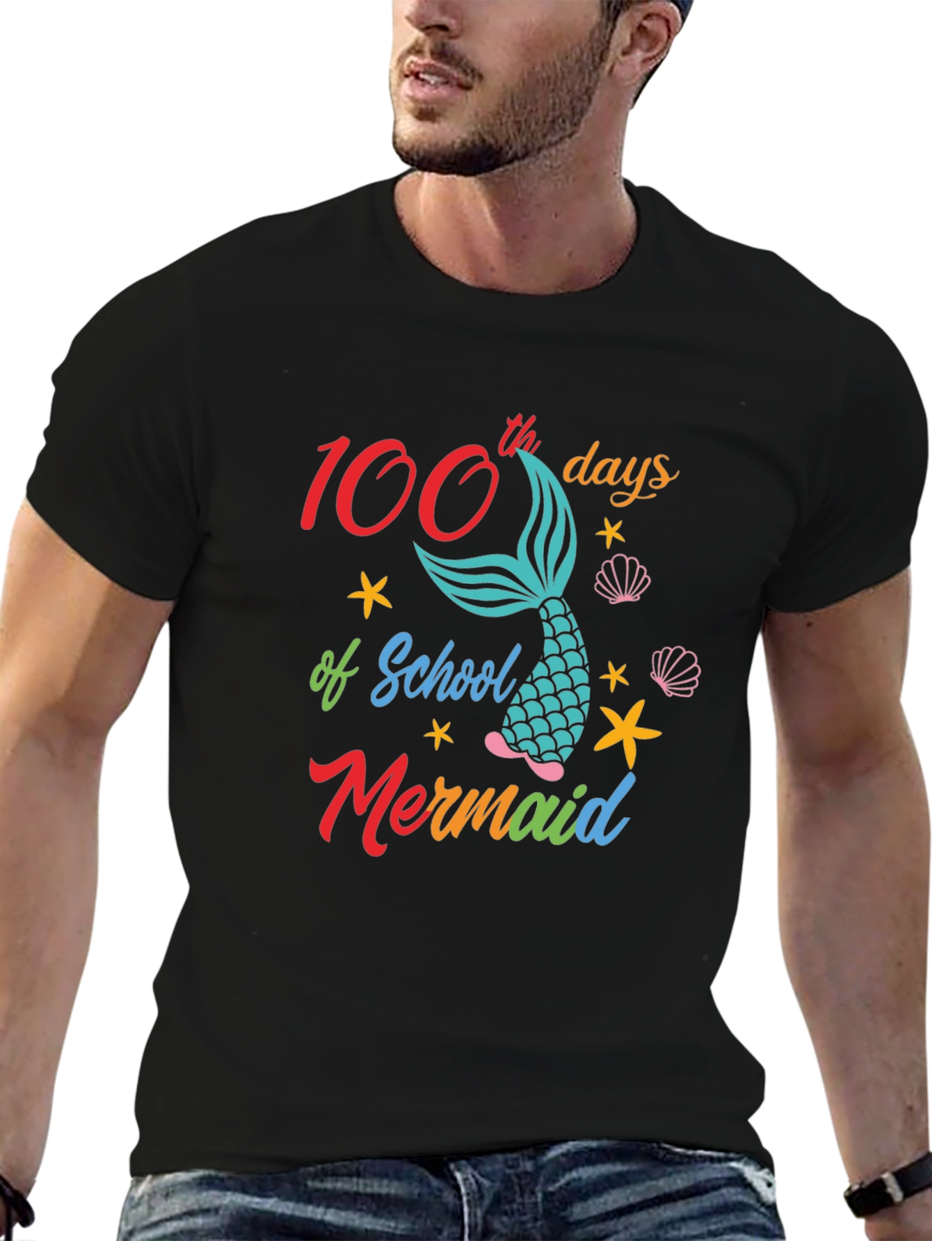 100th Day of School Mermaid T-Shirt