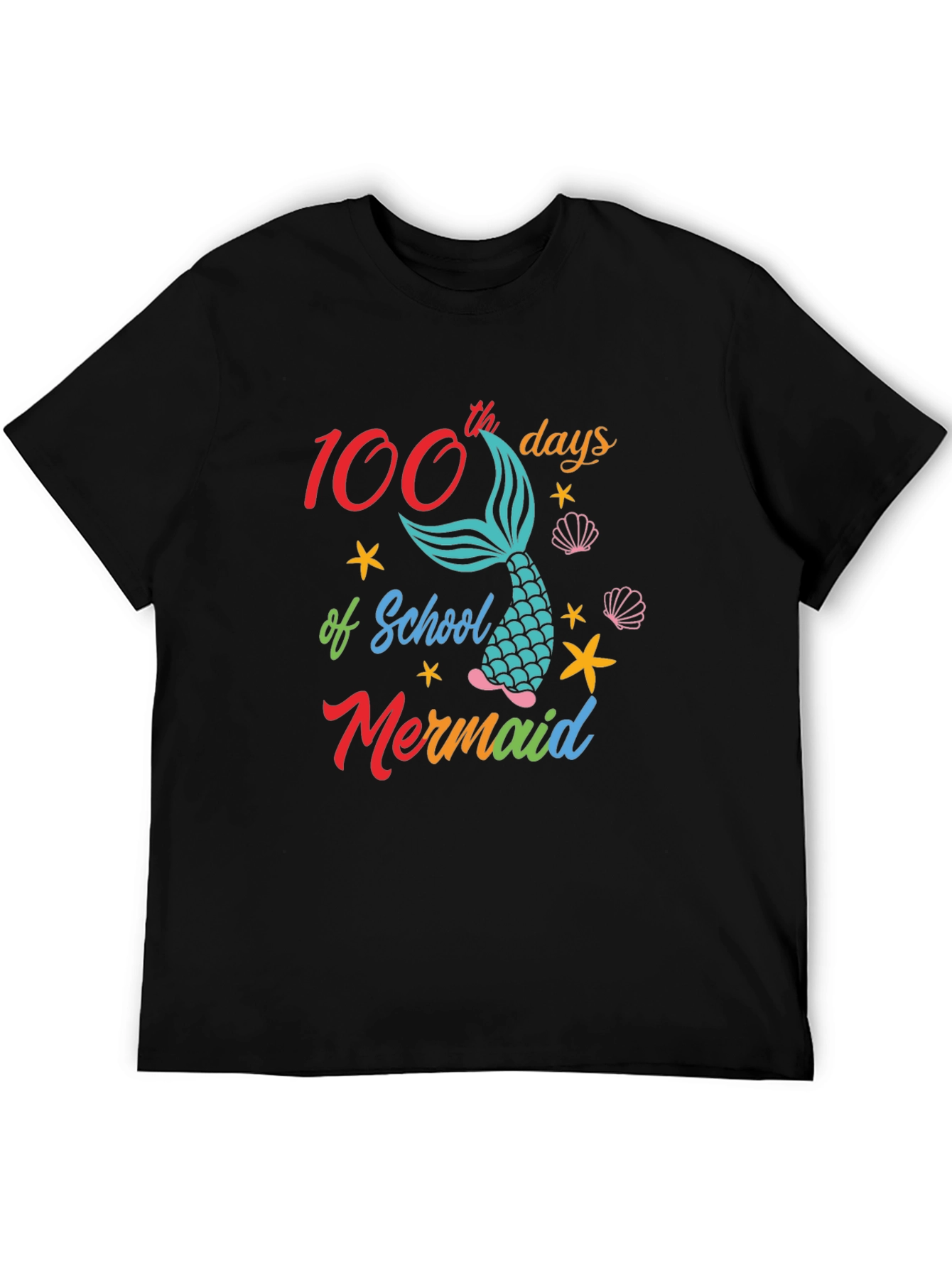 100th Day of School Mermaid T-Shirt