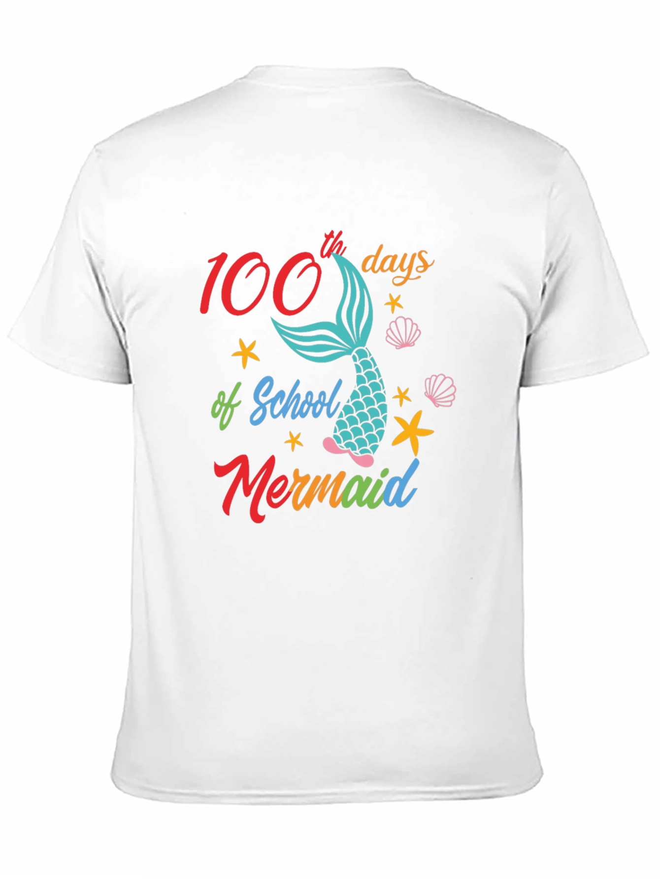 100th Day of School Mermaid T-Shirt