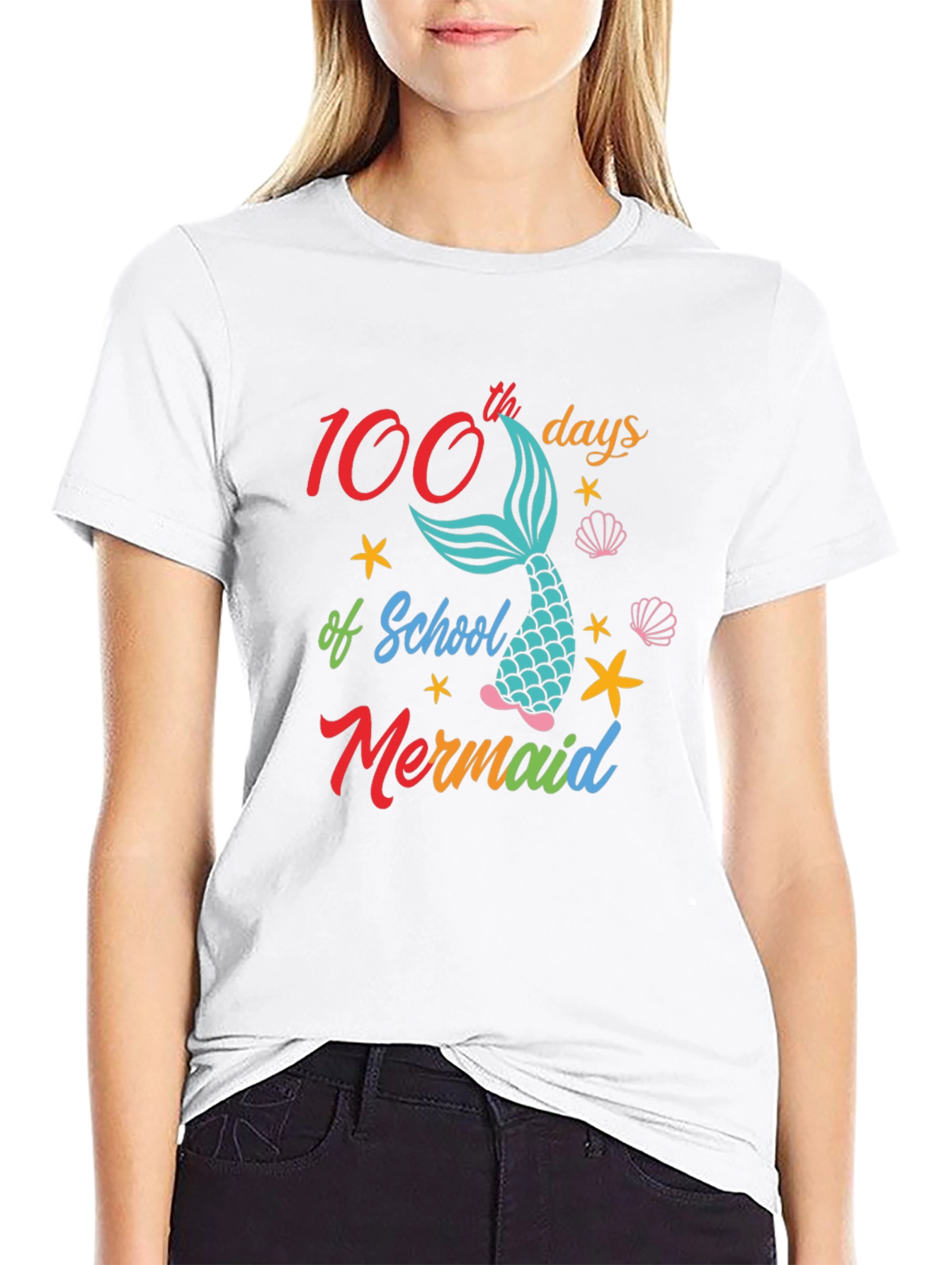 100th Day of School Mermaid T-Shirt