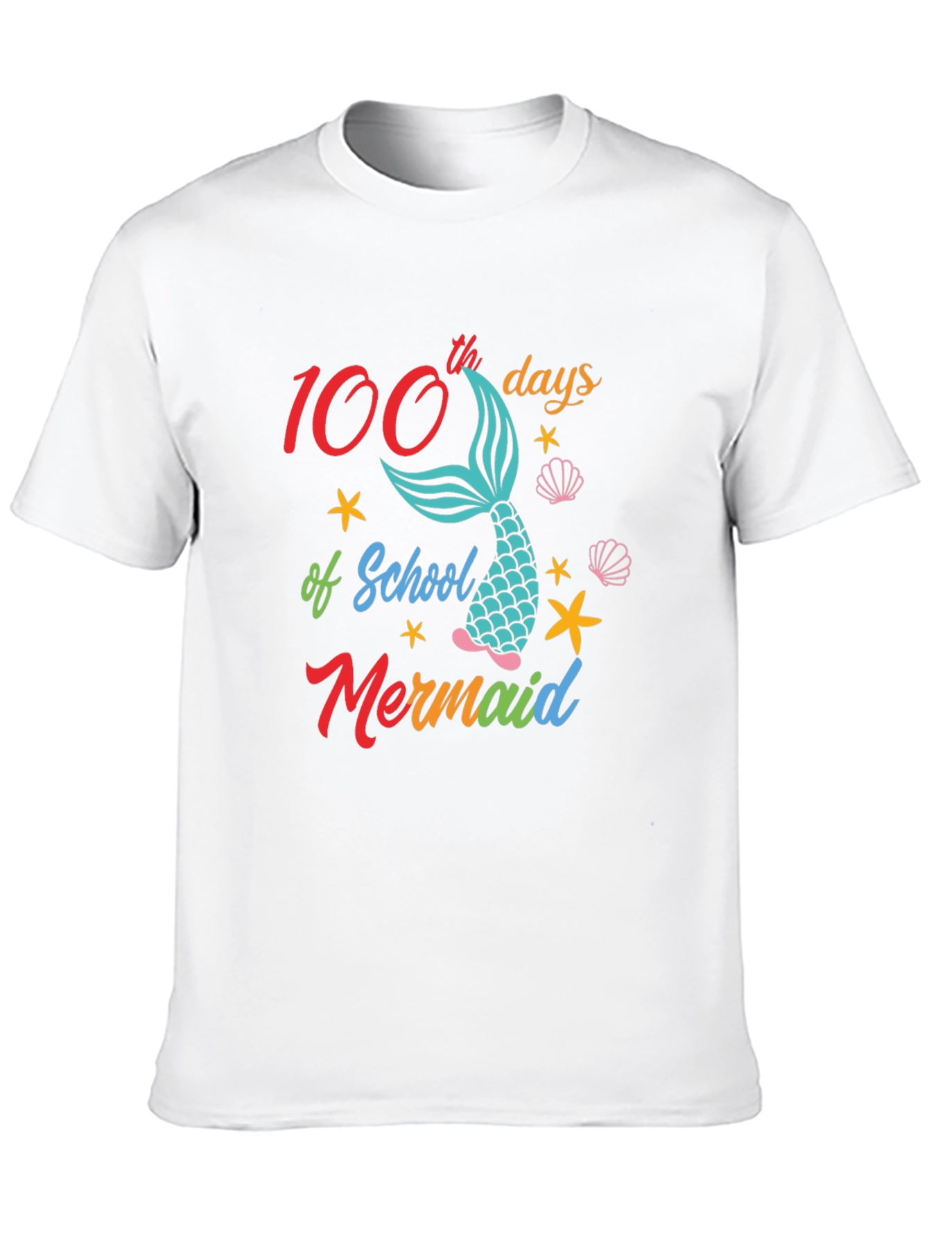100th Day of School Mermaid T-Shirt