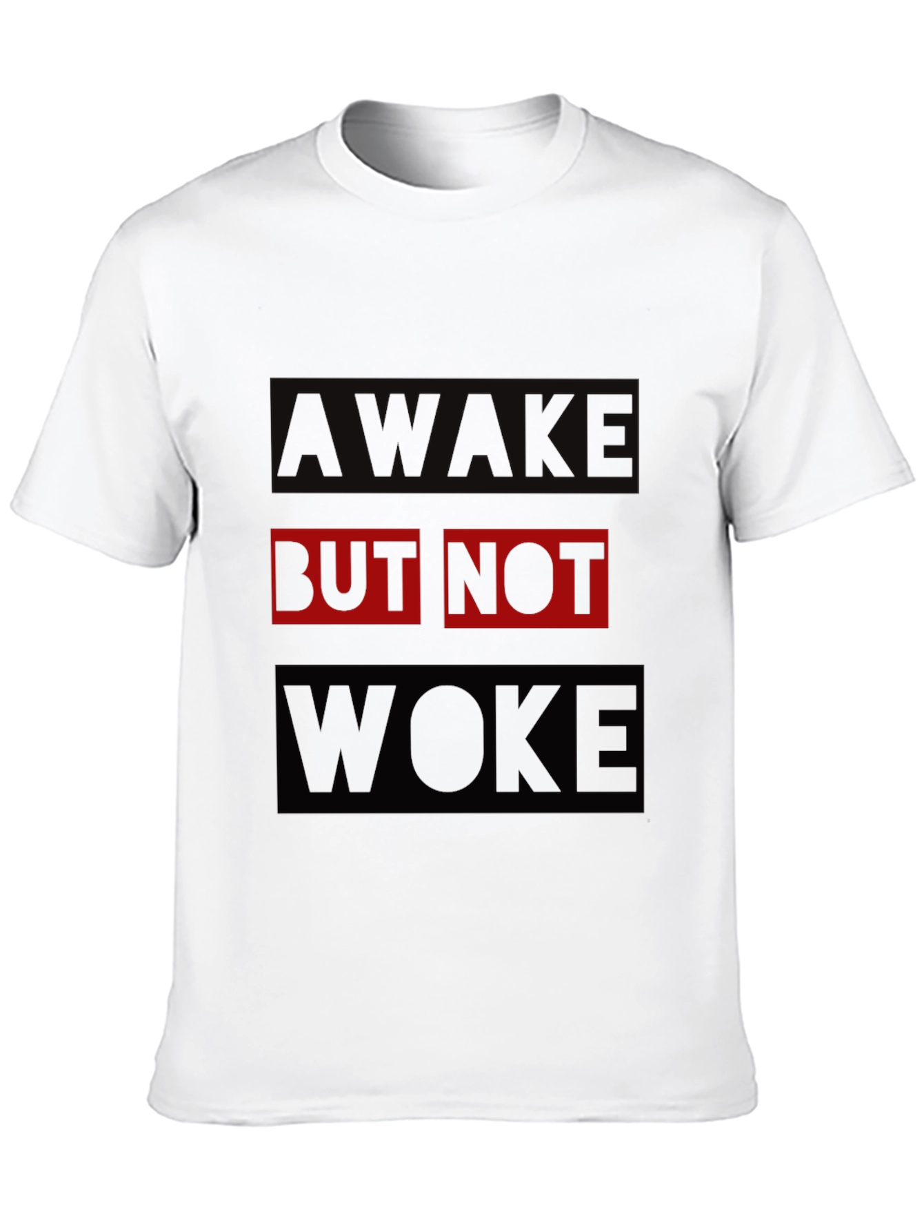 Awake But Not Woke Graphic Tee - Black