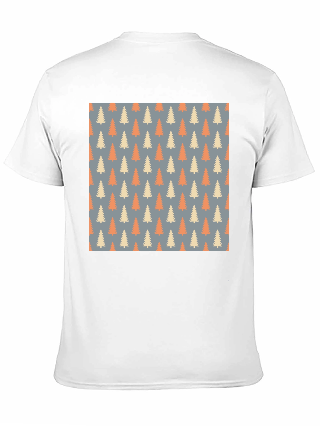 Patterned Trees T-Shirt - Stylish & Comfortable