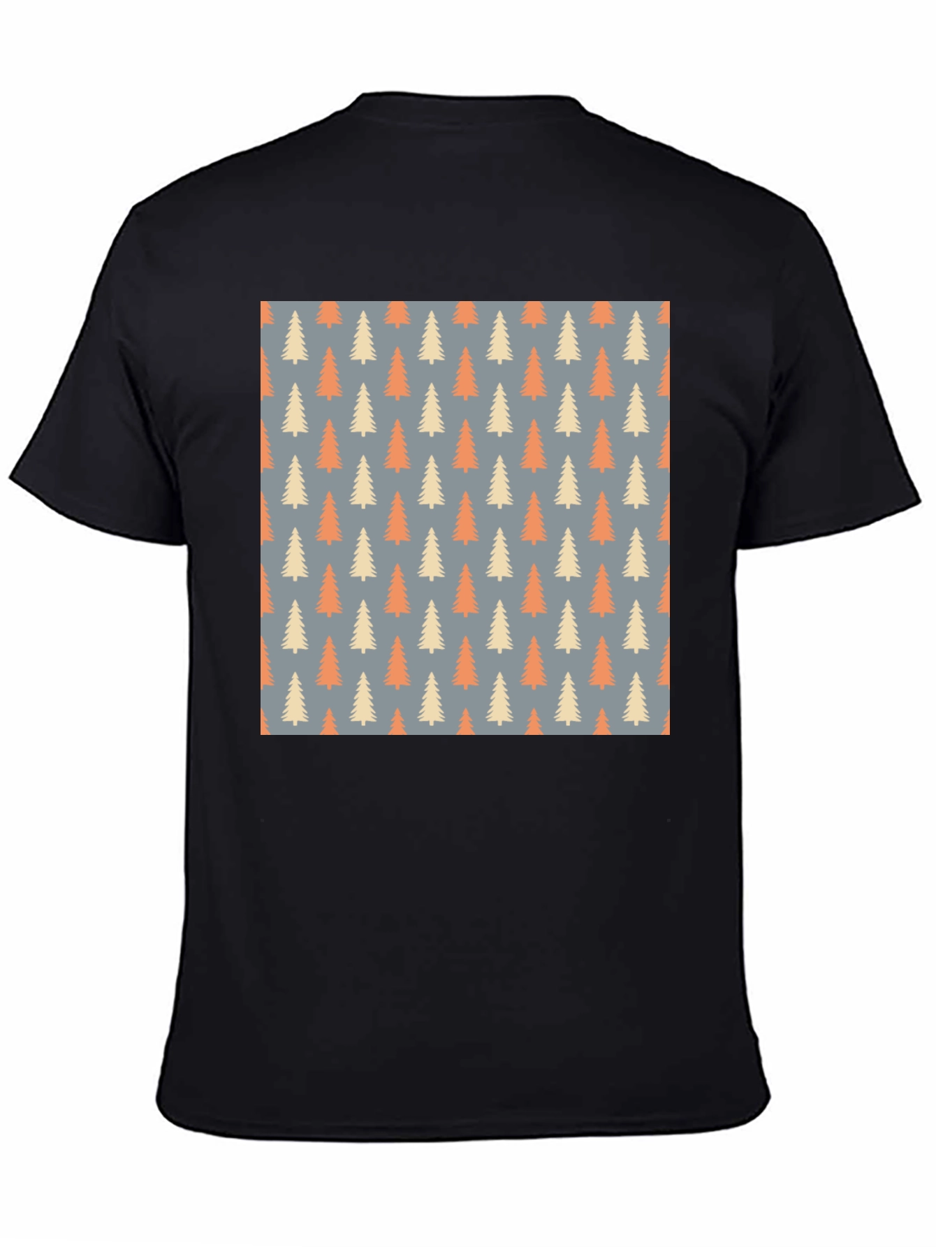 Patterned Trees T-Shirt - Stylish & Comfortable