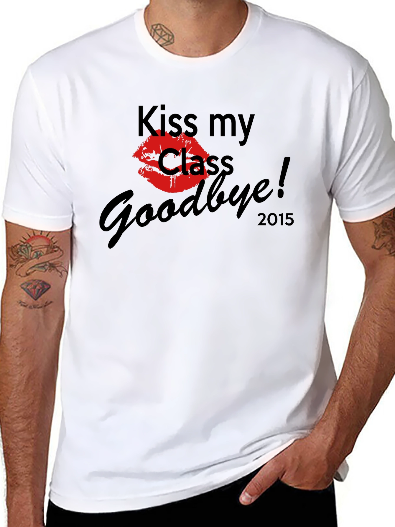Kiss My Class Goodbye! Black T-Shirt