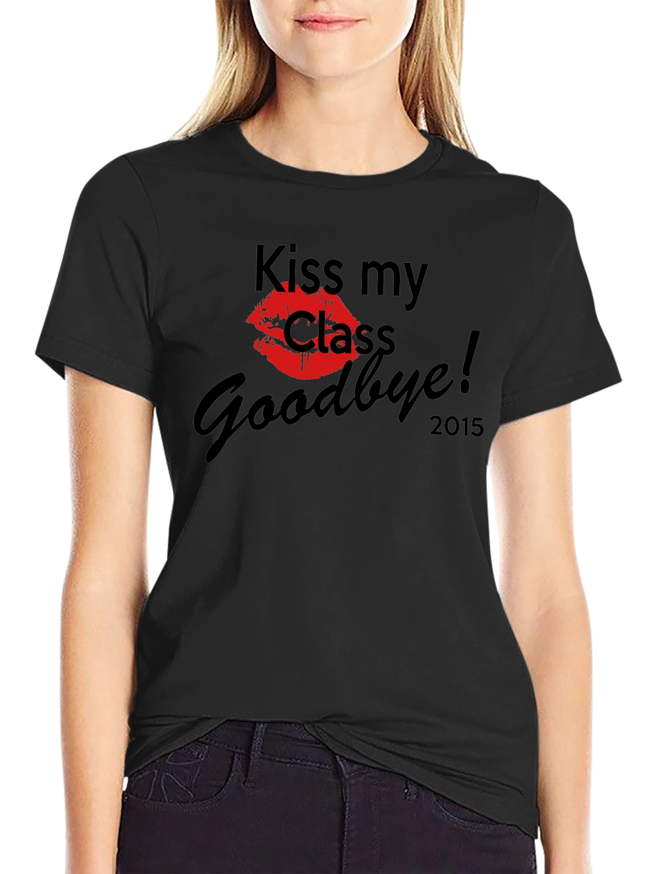 Kiss My Class Goodbye! Black T-Shirt