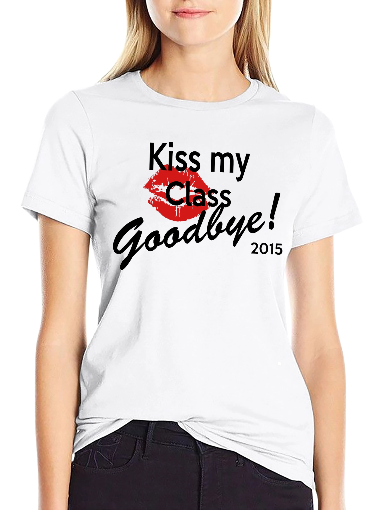 Kiss My Class Goodbye! Black T-Shirt