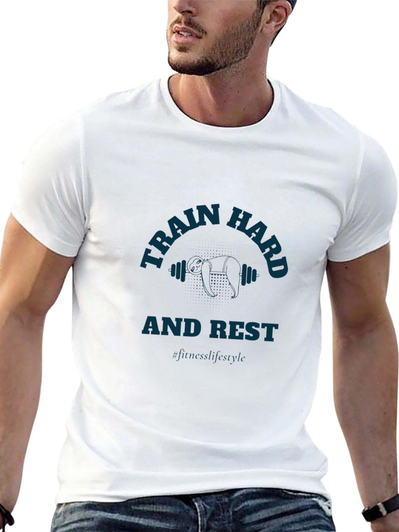Train Hard Rest T-Shirt - Fitness Lifestyle Tee