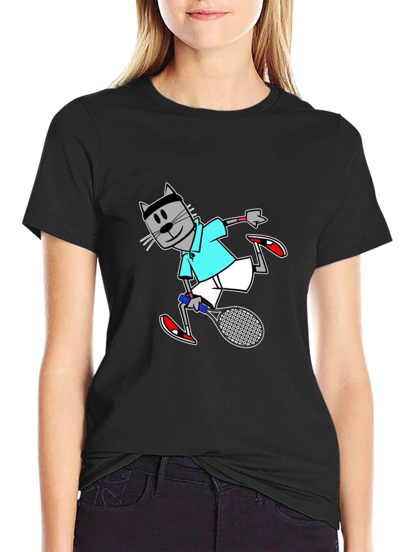 Tennis Cat T-Shirt