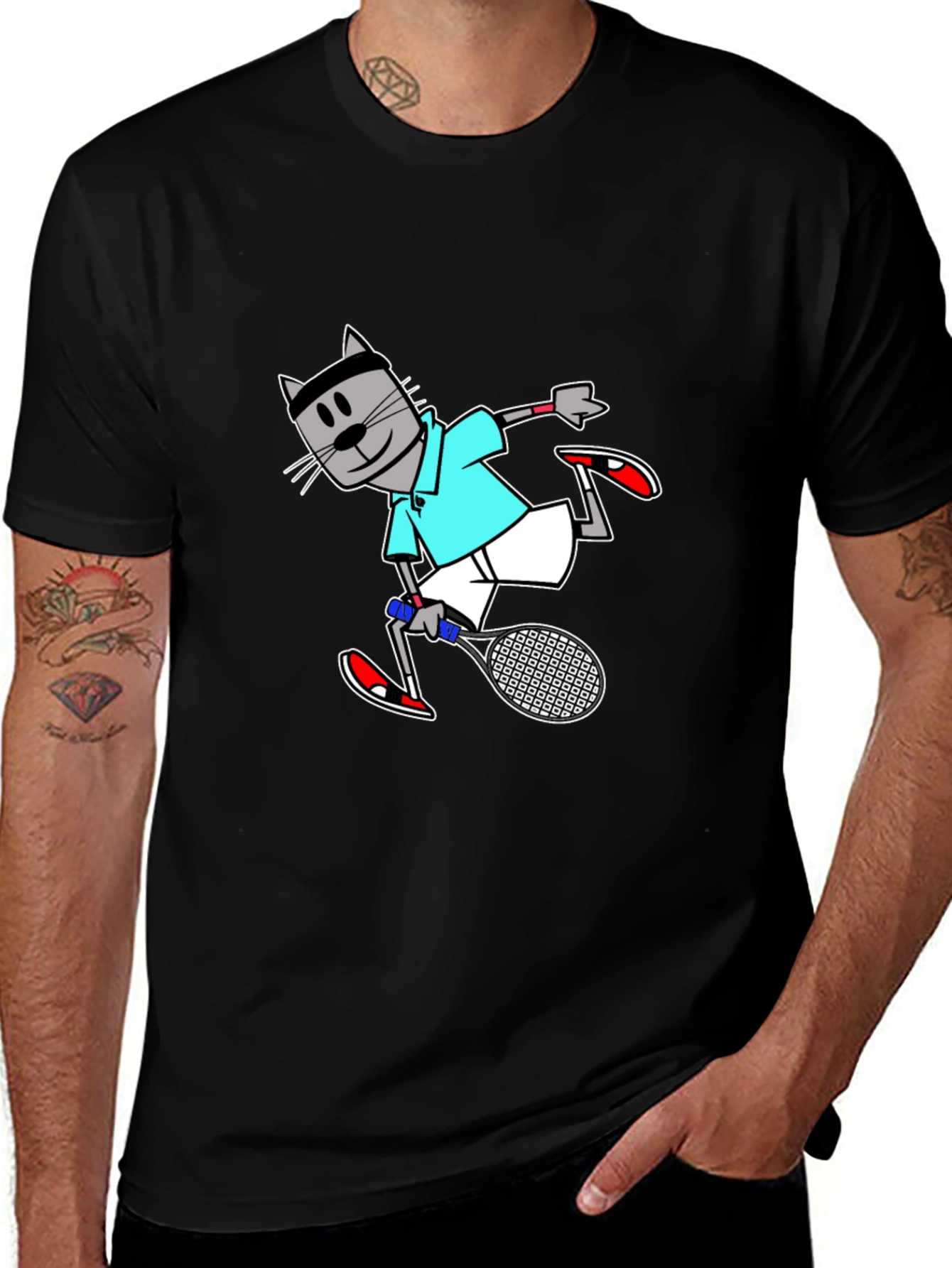 Tennis Cat T-Shirt