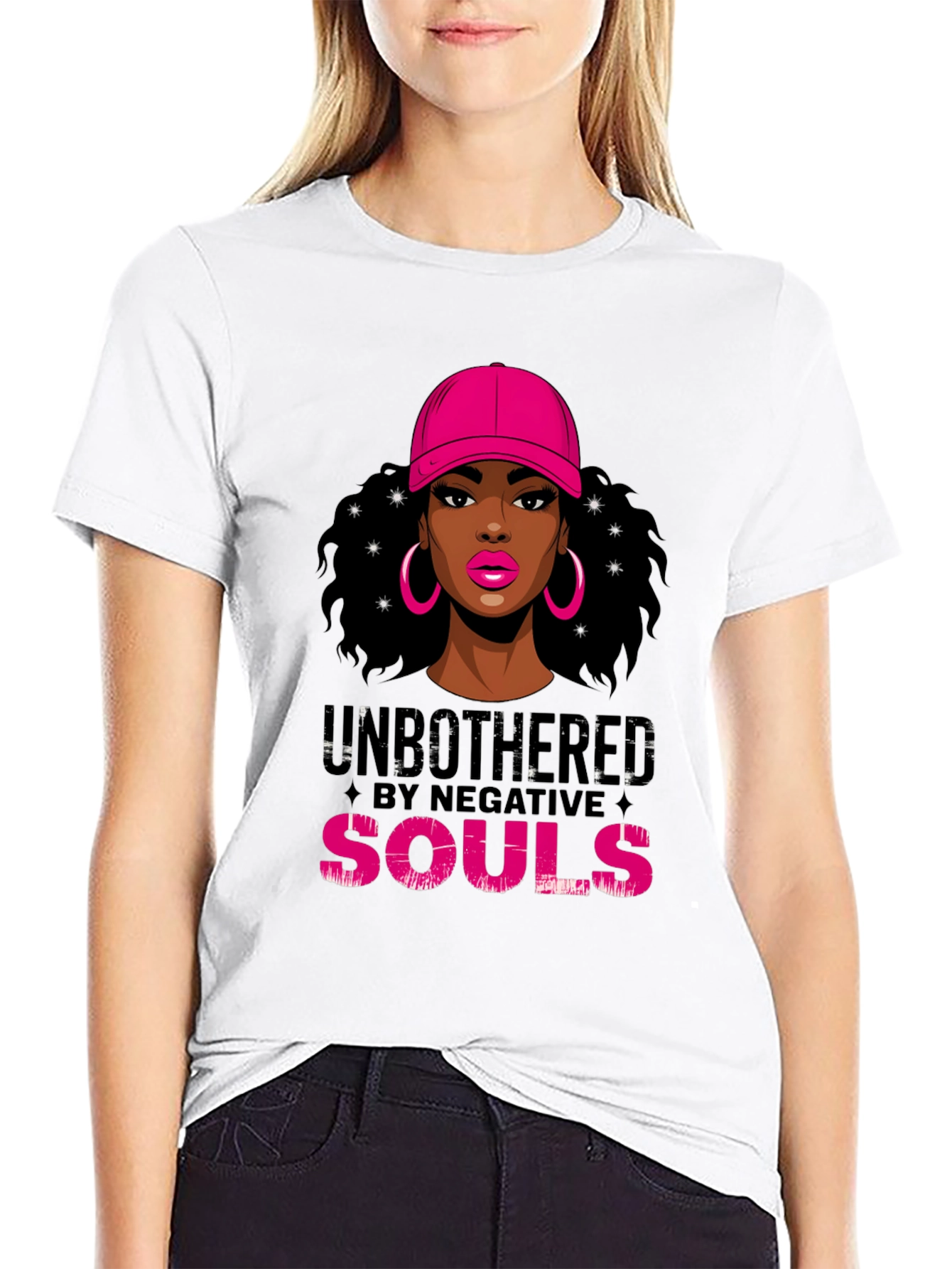 Unbothered Graphic Tee - Stylish Womens T-Shirt