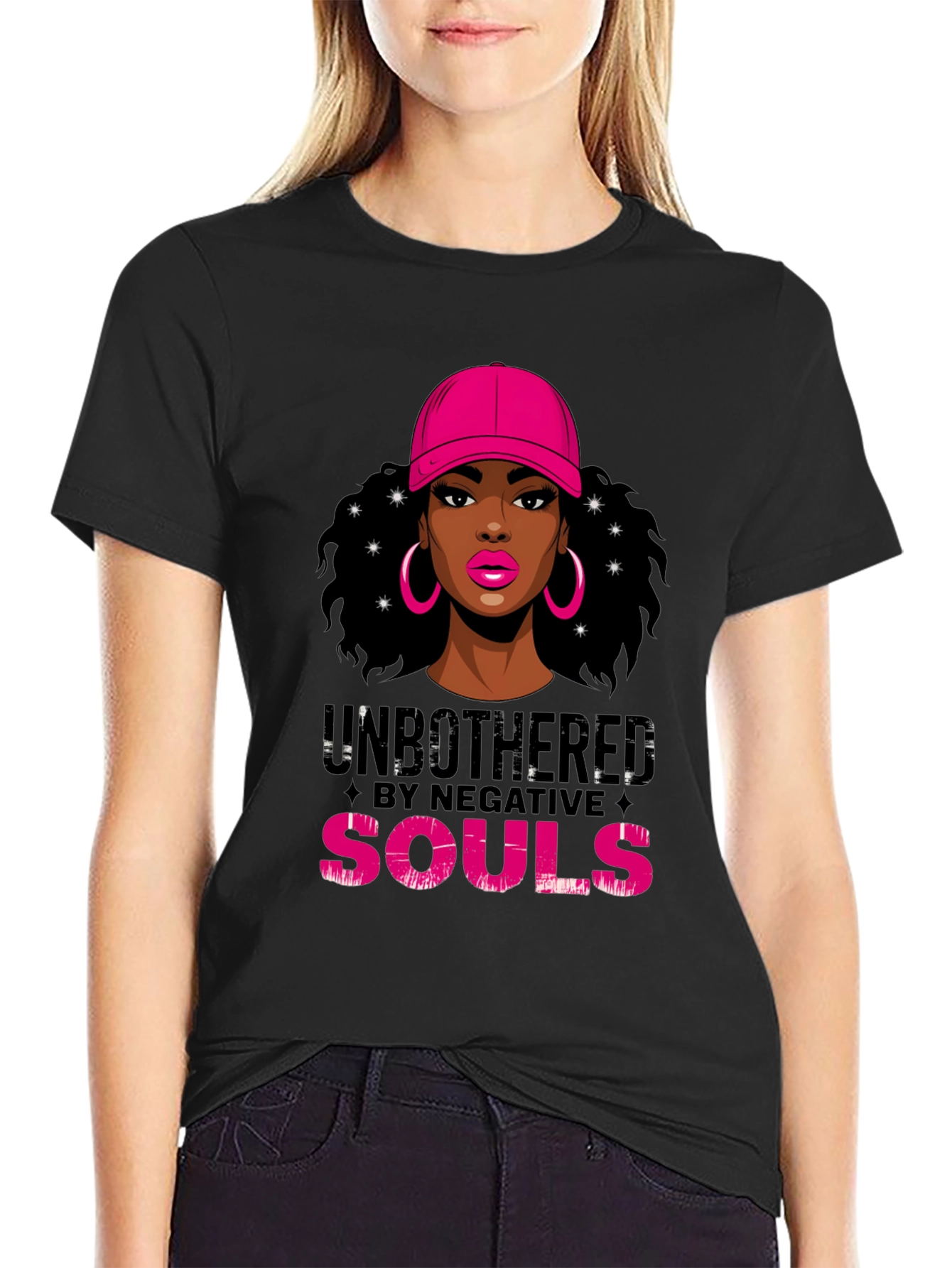 Unbothered Graphic Tee - Stylish Womens T-Shirt