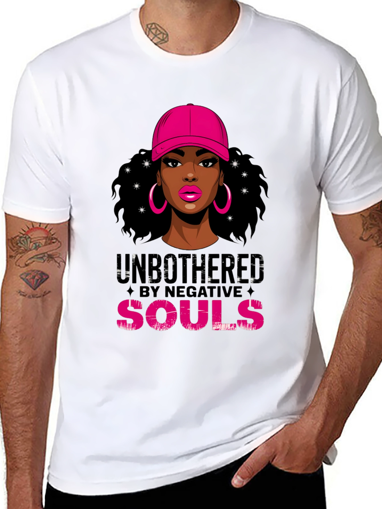 Unbothered Graphic Tee - Stylish Womens T-Shirt