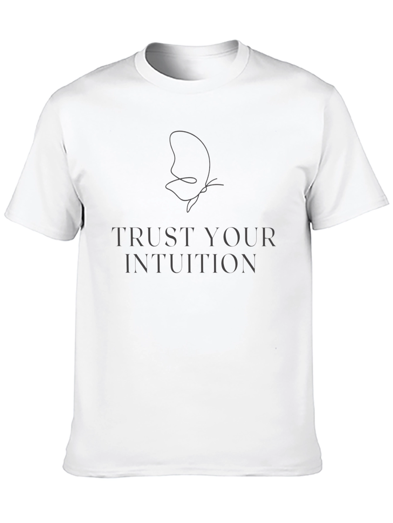 Trust Your Intuition Black Graphic Tee