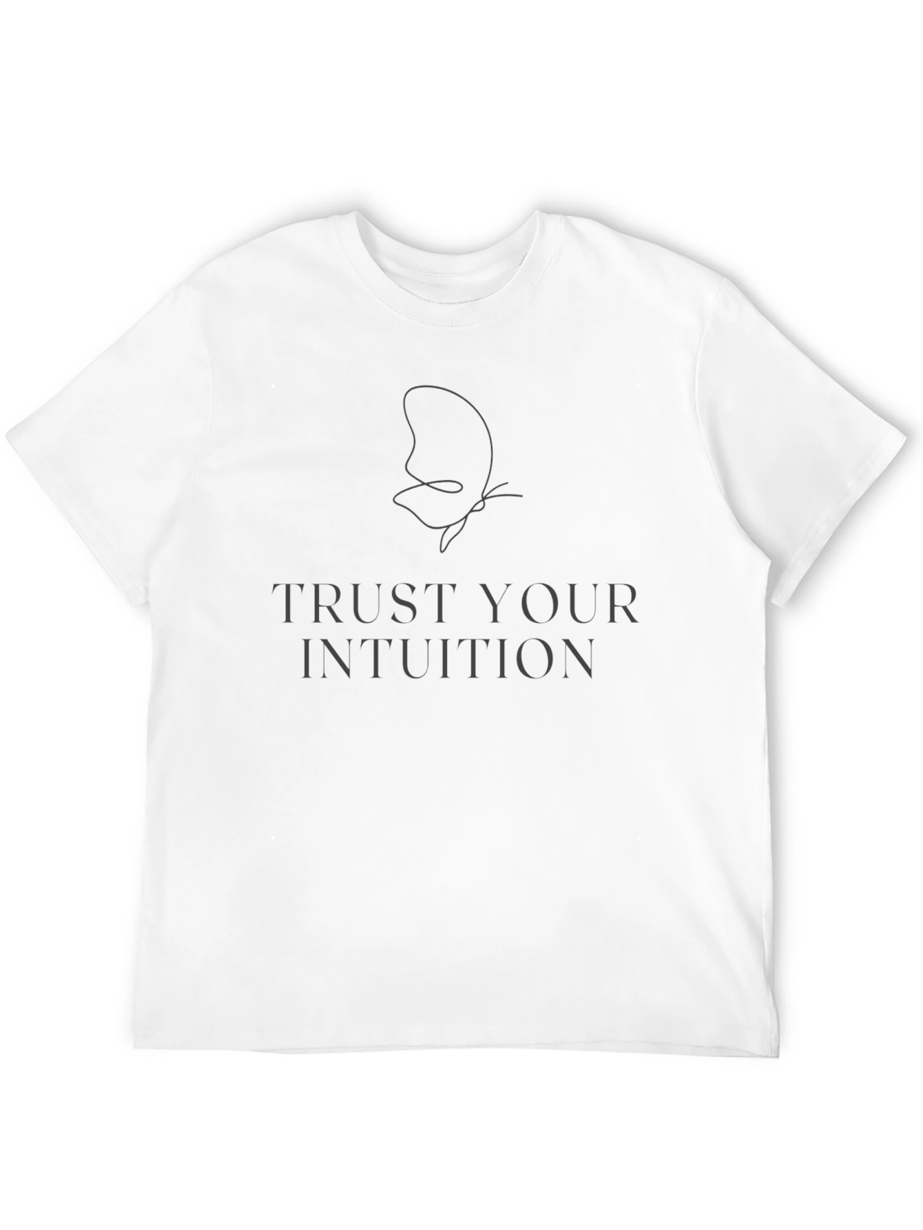 Trust Your Intuition Black Graphic Tee