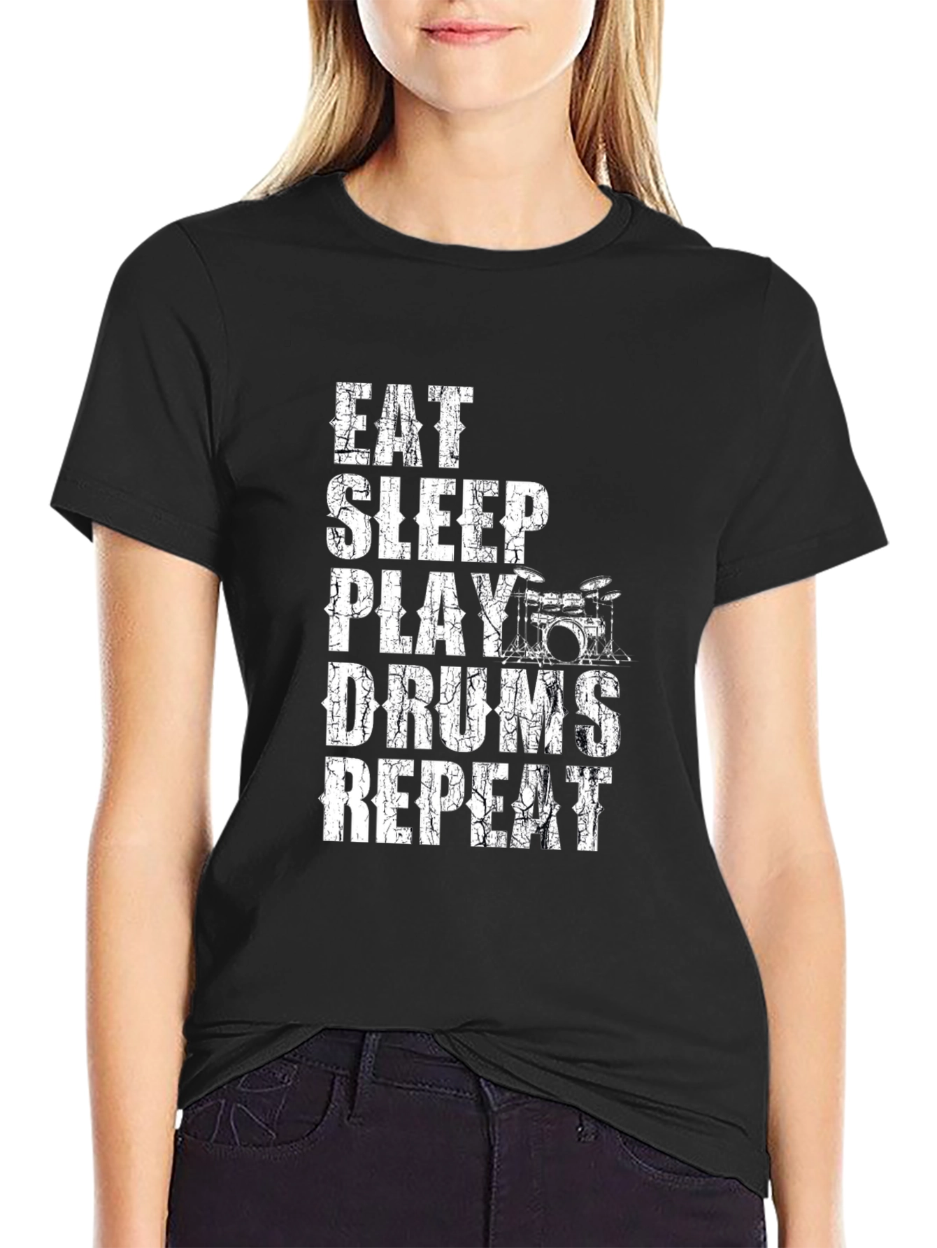 Eat Sleep Play Drums Repeat T-Shirt