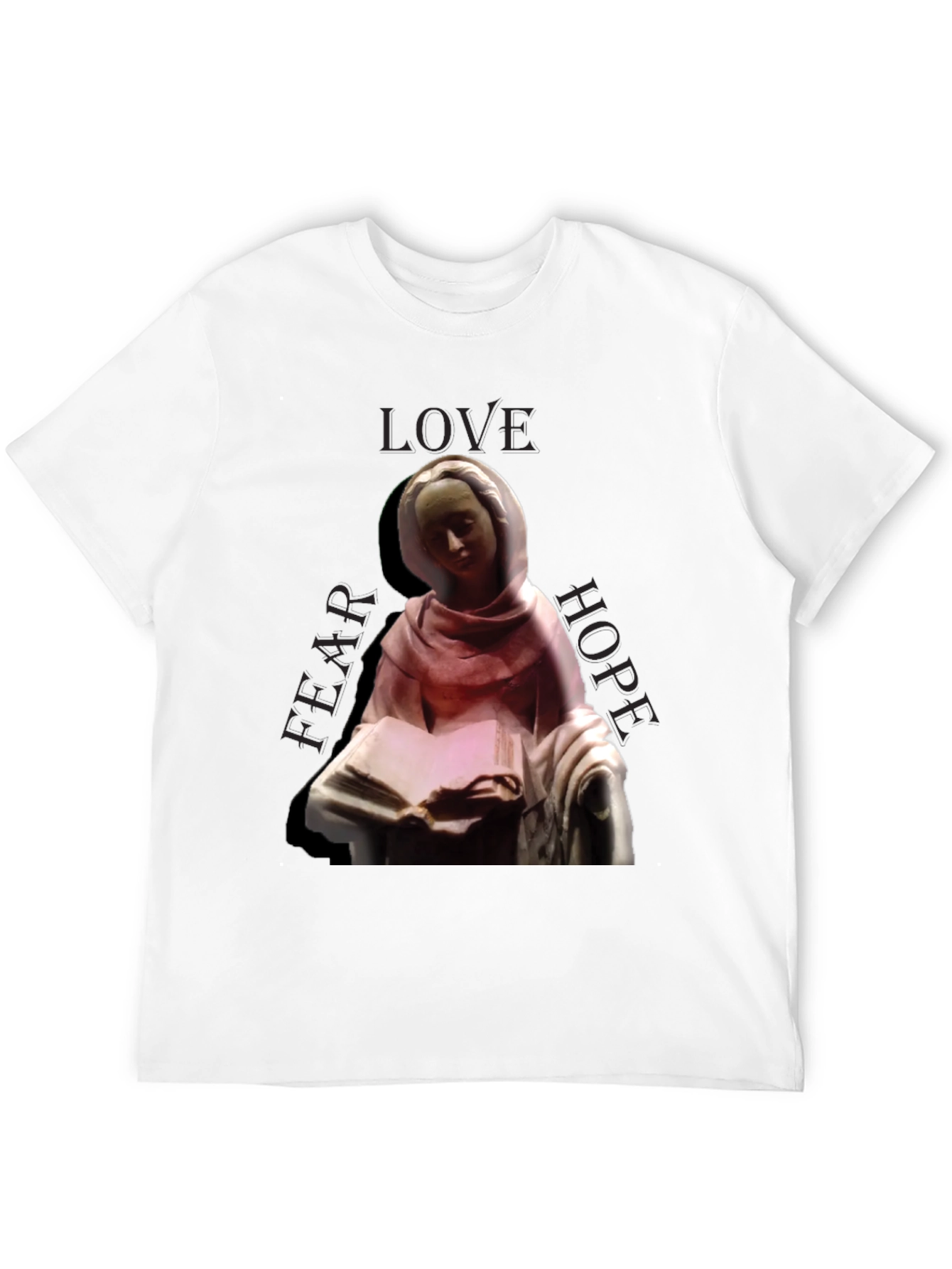 Madonna Love Hope Fear Graphic T-Shirt