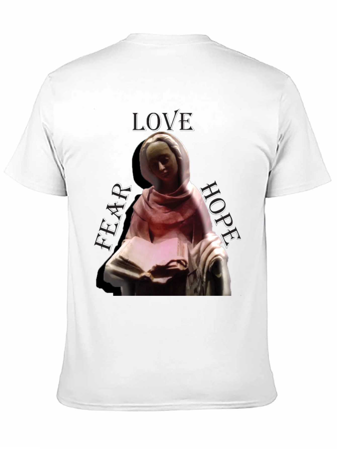 Madonna Love Hope Fear Graphic T-Shirt