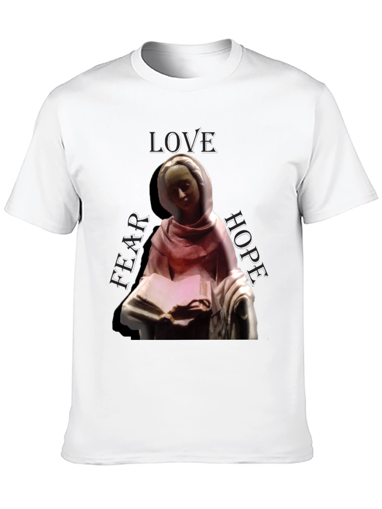 Madonna Love Hope Fear Graphic T-Shirt