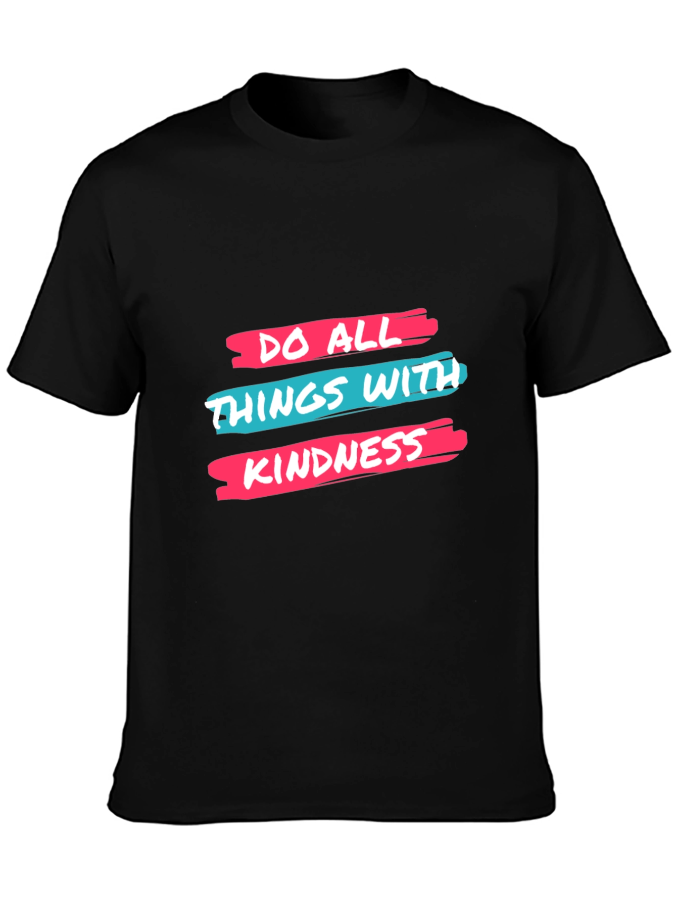 Kindness Graphic Tee - Black Cotton Blend