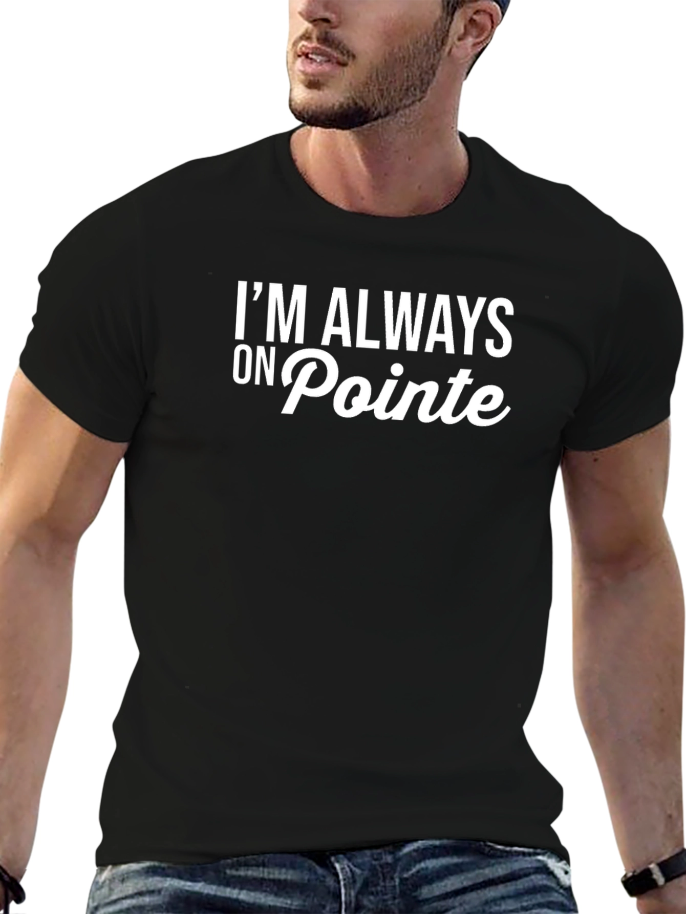 Im Always on Pointe Black T-Shirt