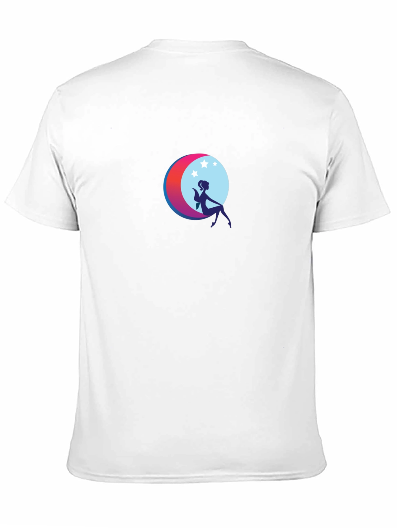 Moon Fairy Graphic Black T-Shirt