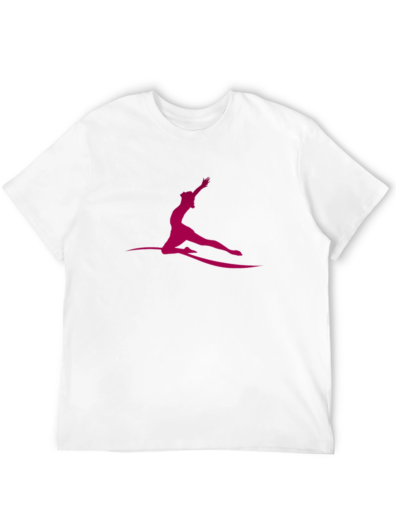 Silhouette Gymnast Black T-Shirt