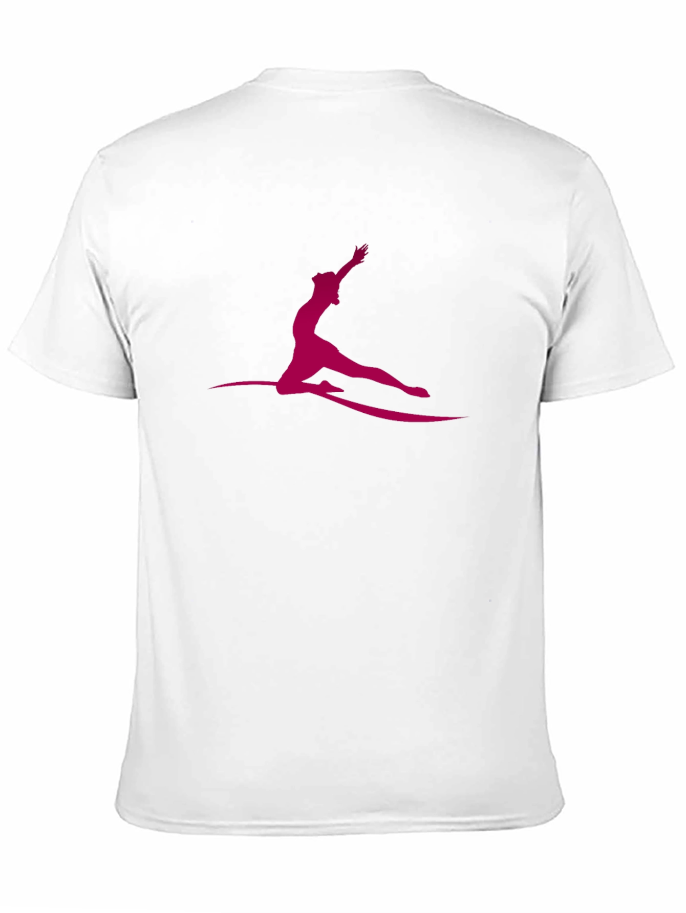 Silhouette Gymnast Black T-Shirt