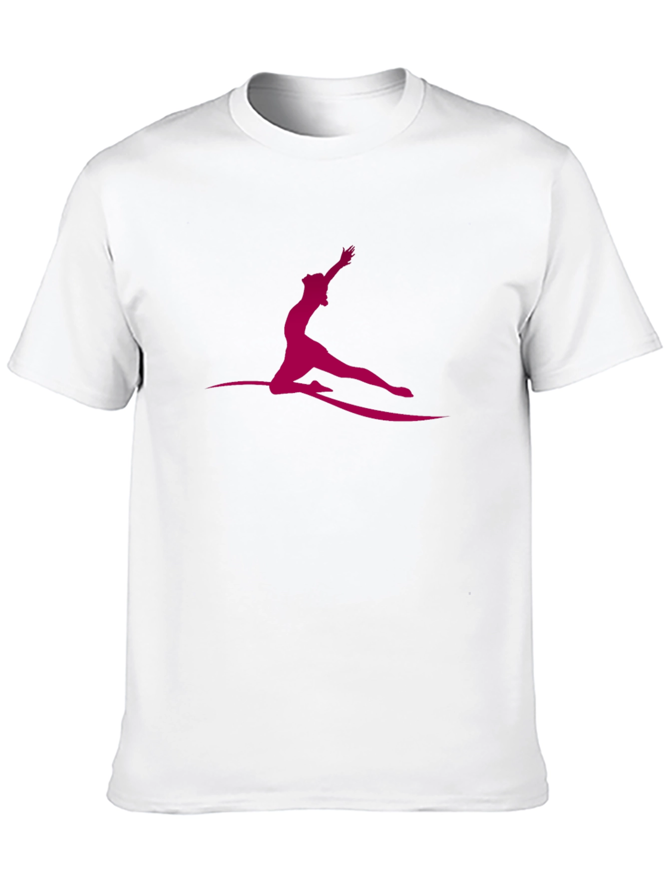 Silhouette Gymnast Black T-Shirt