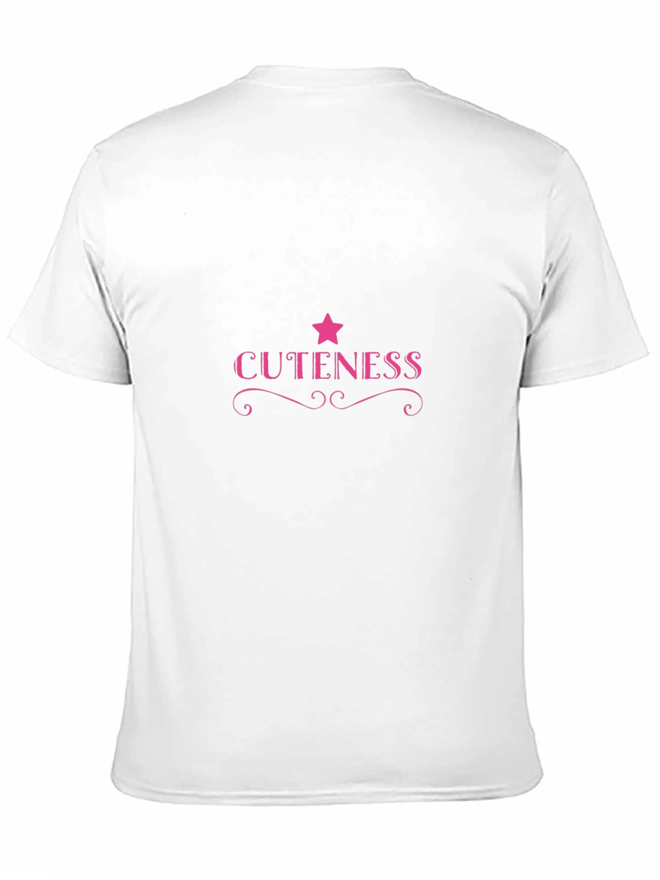 Cuteness Graphic Tee - Pink Star Design