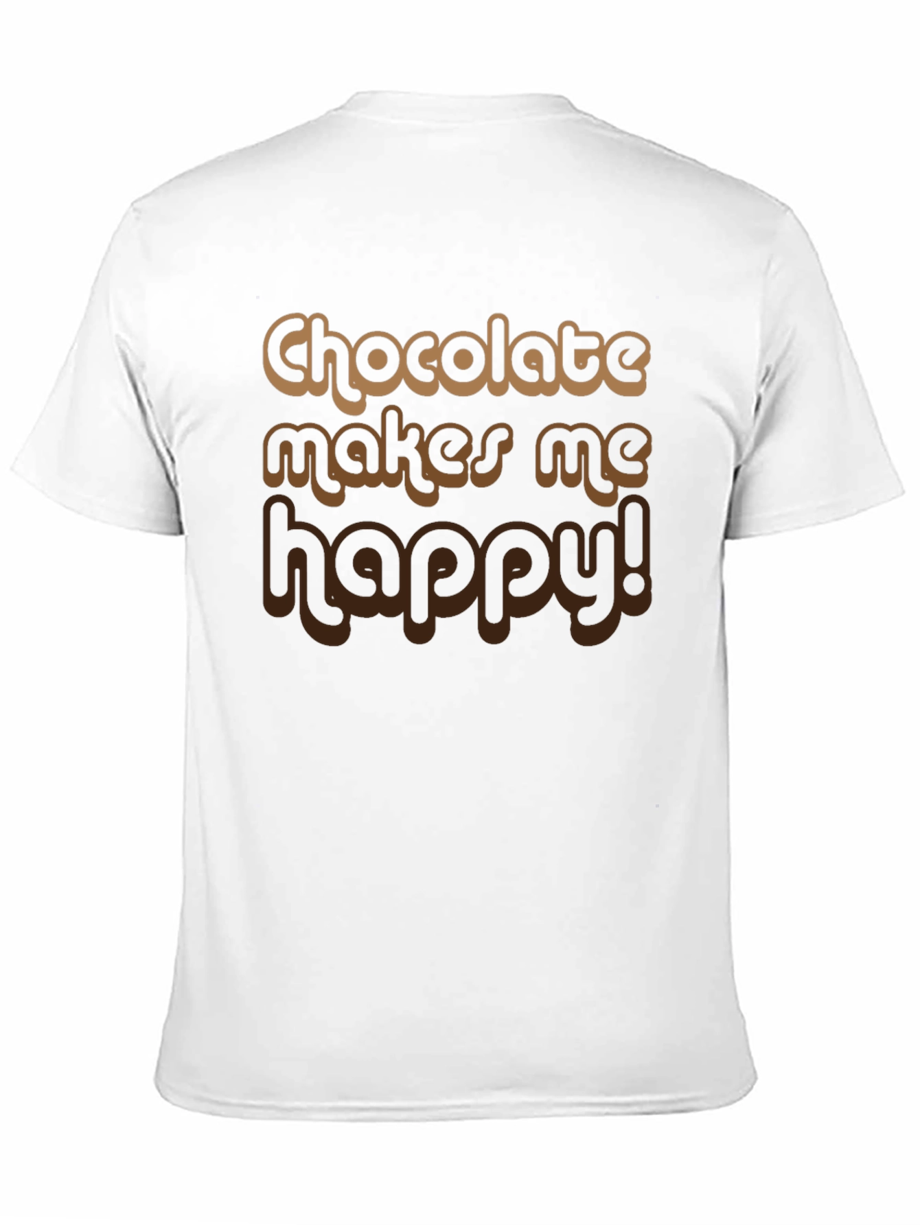 Chocolate Makes Me Happy Graphic Tee