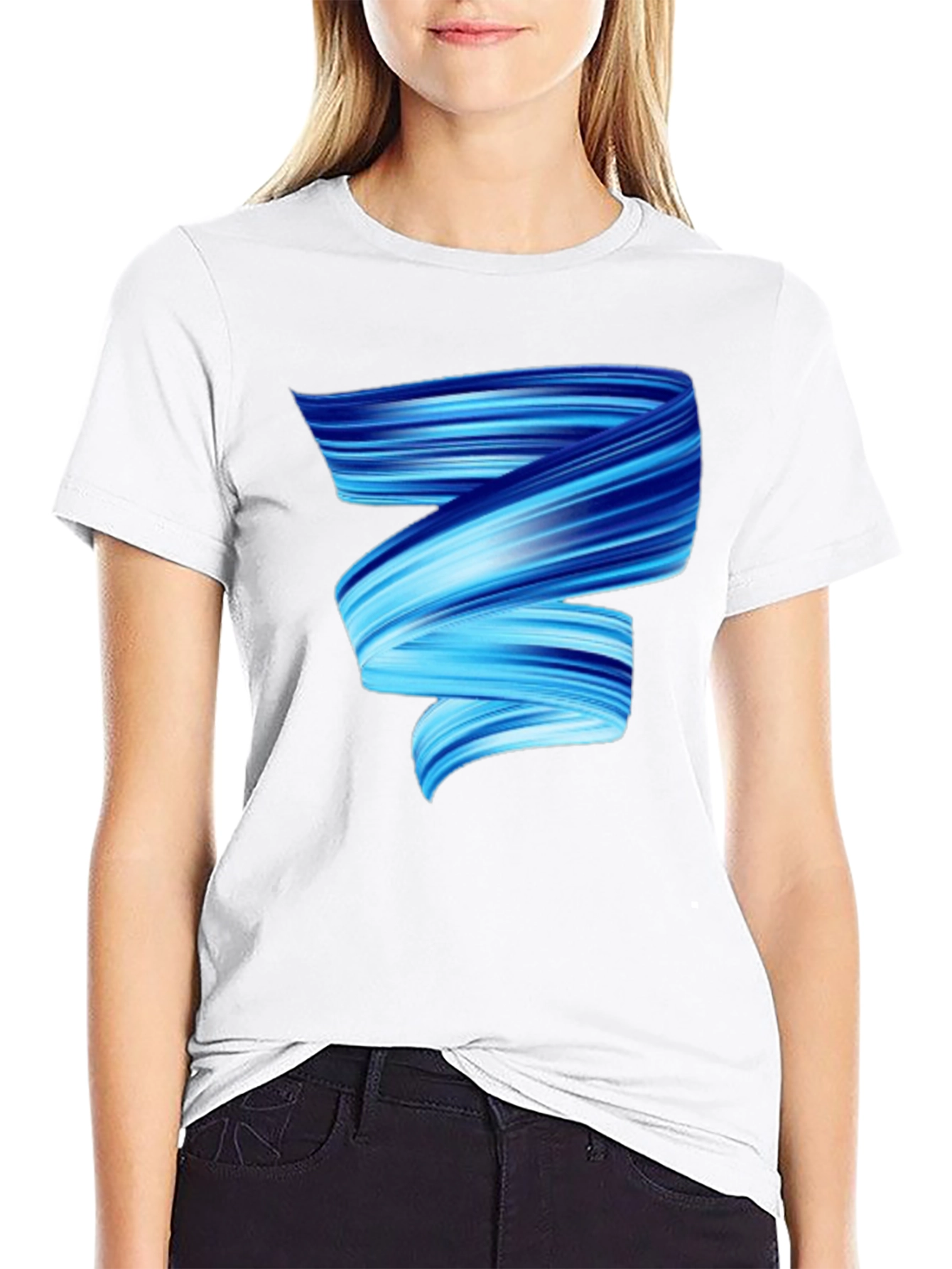 Modern Swirl Graphic Tee