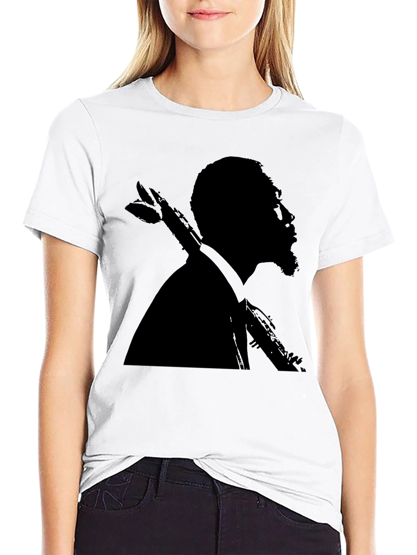 Saxophone Silhouette T-Shirt