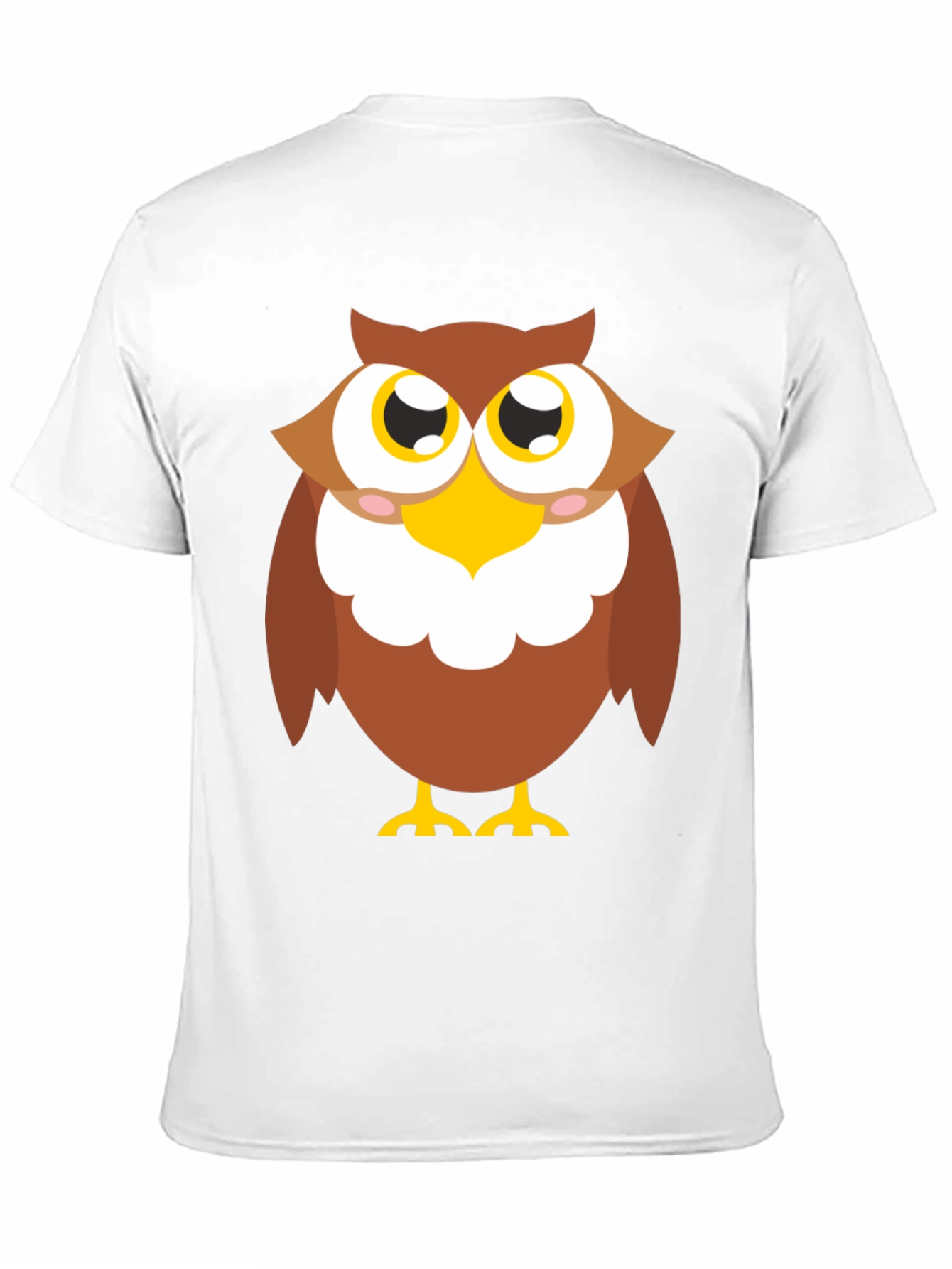 Cute Owl Graphic T-Shirt - Black Cotton Tee