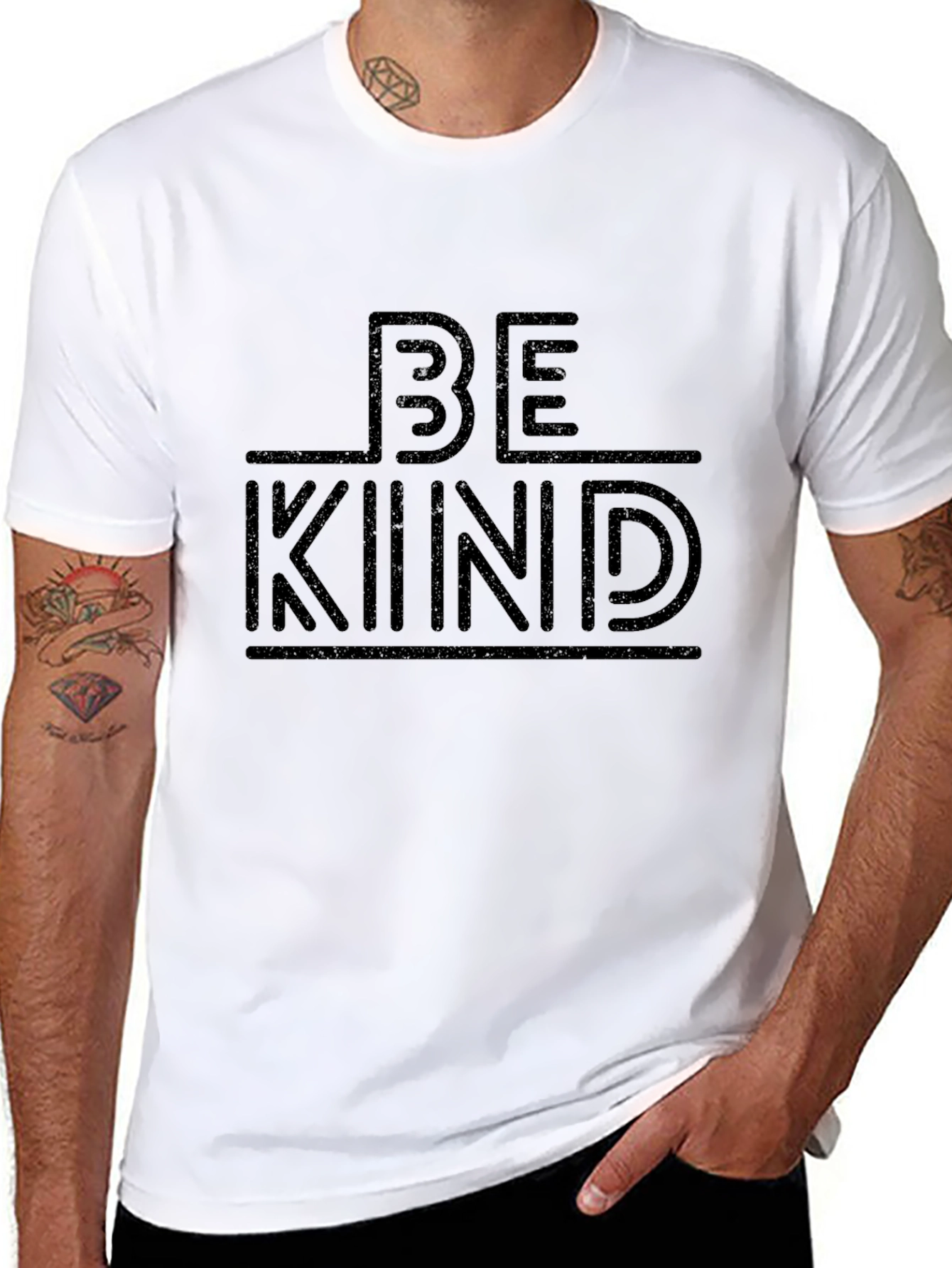 Be Kind Graphic T-Shirt - Black