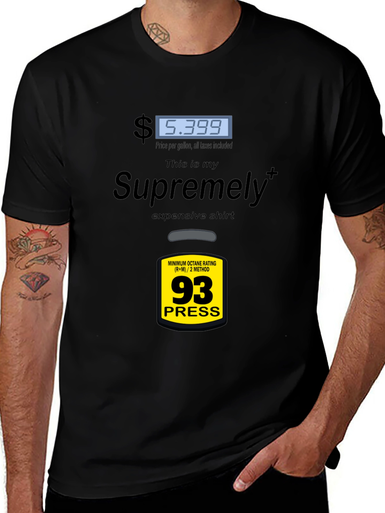 Supremely Expensive Gas Price T-Shirt