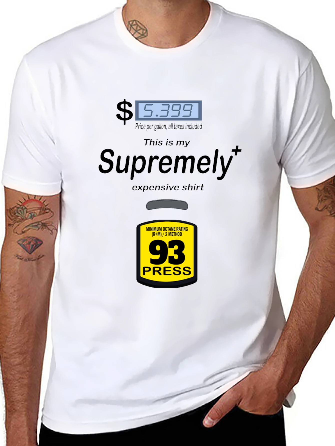 Supremely Expensive Gas Price T-Shirt