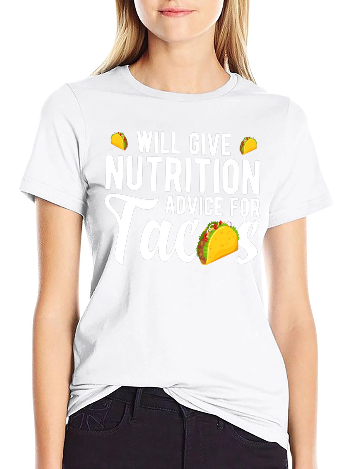 Nutrition Advice For Tacos Funny Graphic Tee