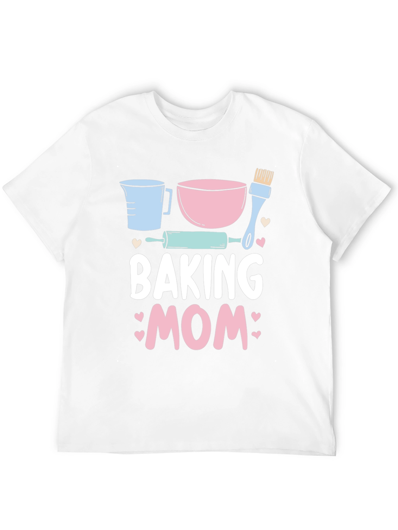 Baking Mom Graphic T-Shirt Cute Baking Design
