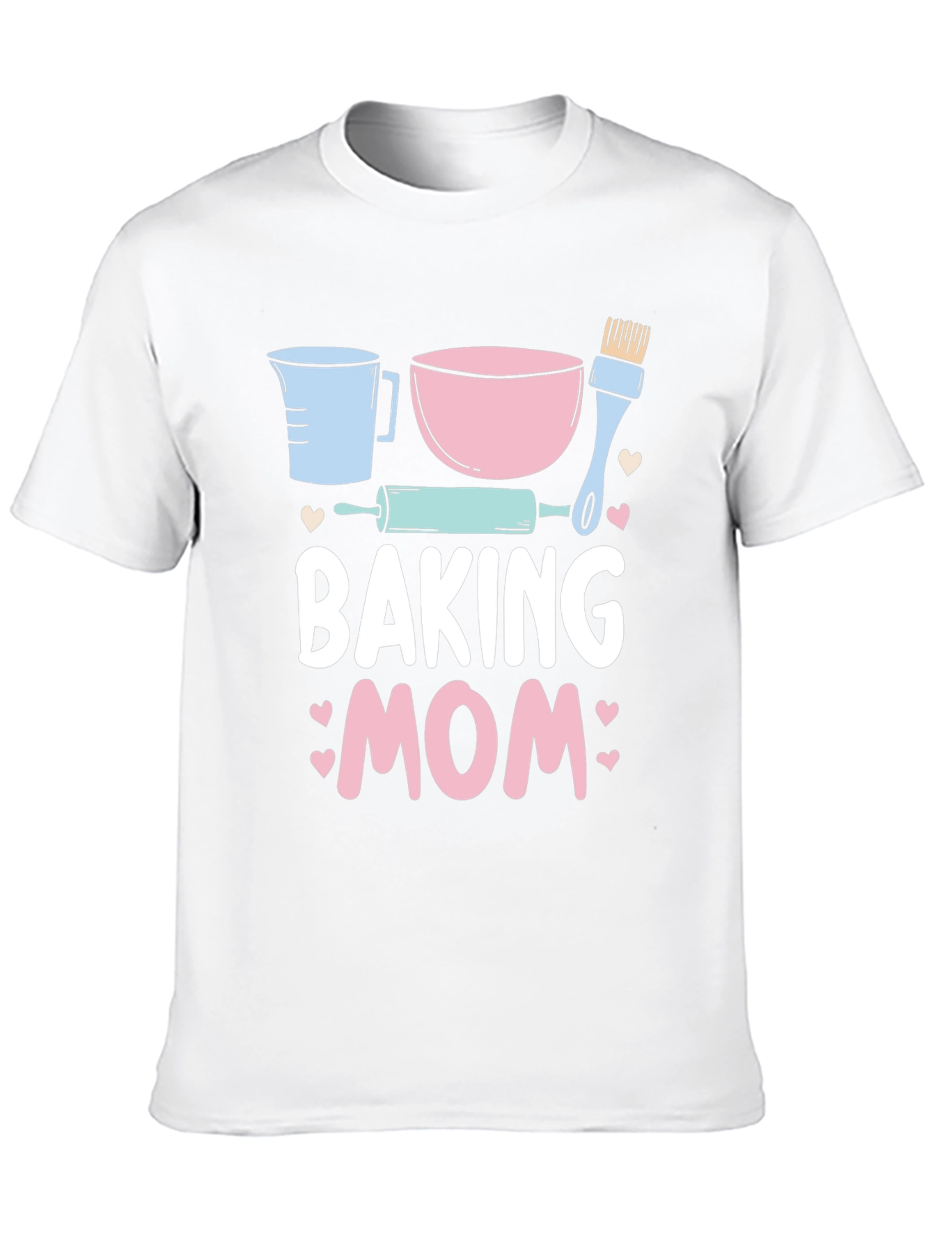 Baking Mom Graphic T-Shirt Cute Baking Design