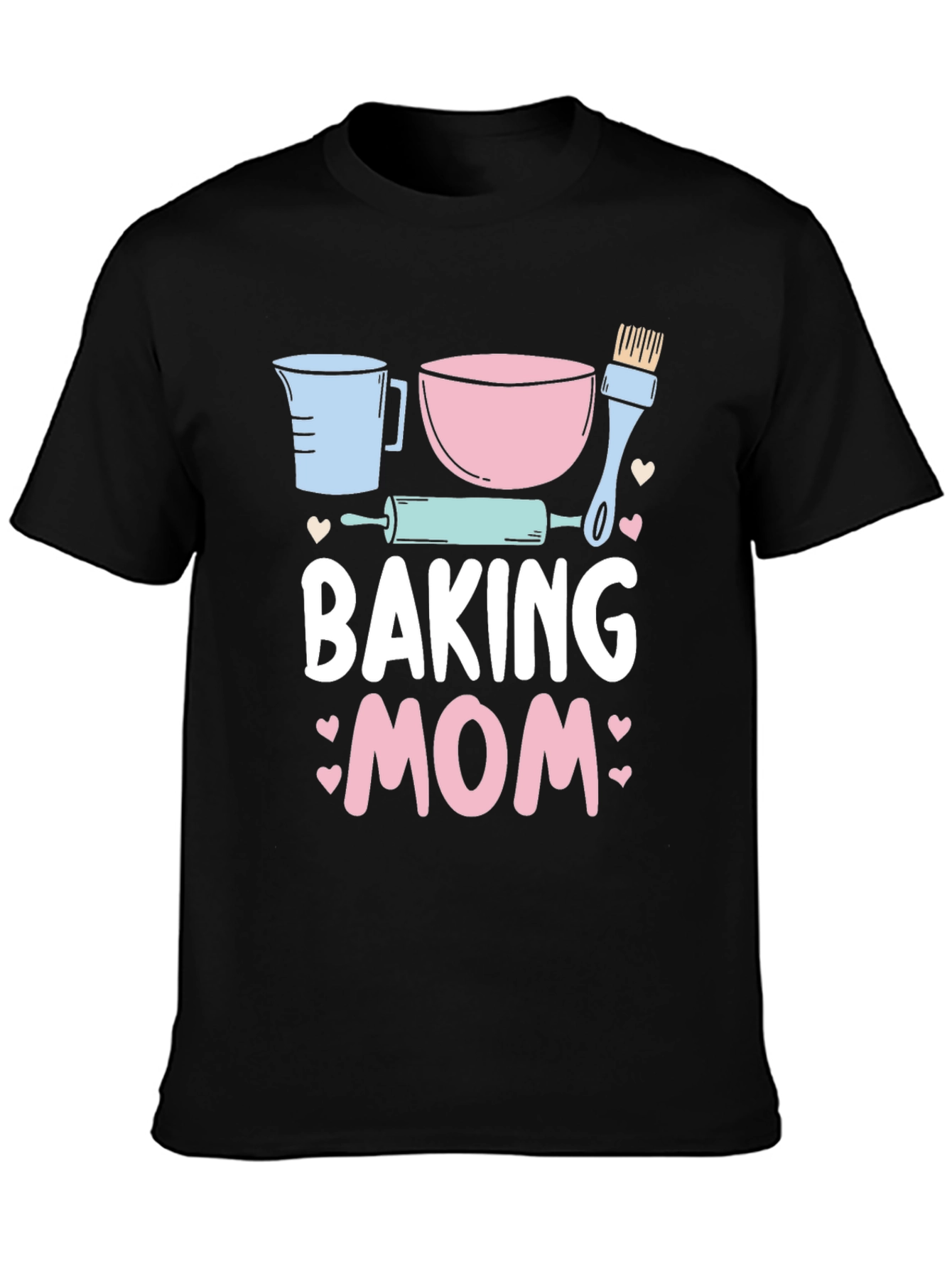 Baking Mom Graphic T-Shirt Cute Baking Design