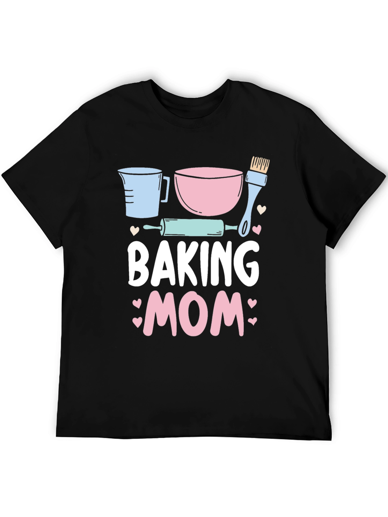 Baking Mom Graphic T-Shirt Cute Baking Design