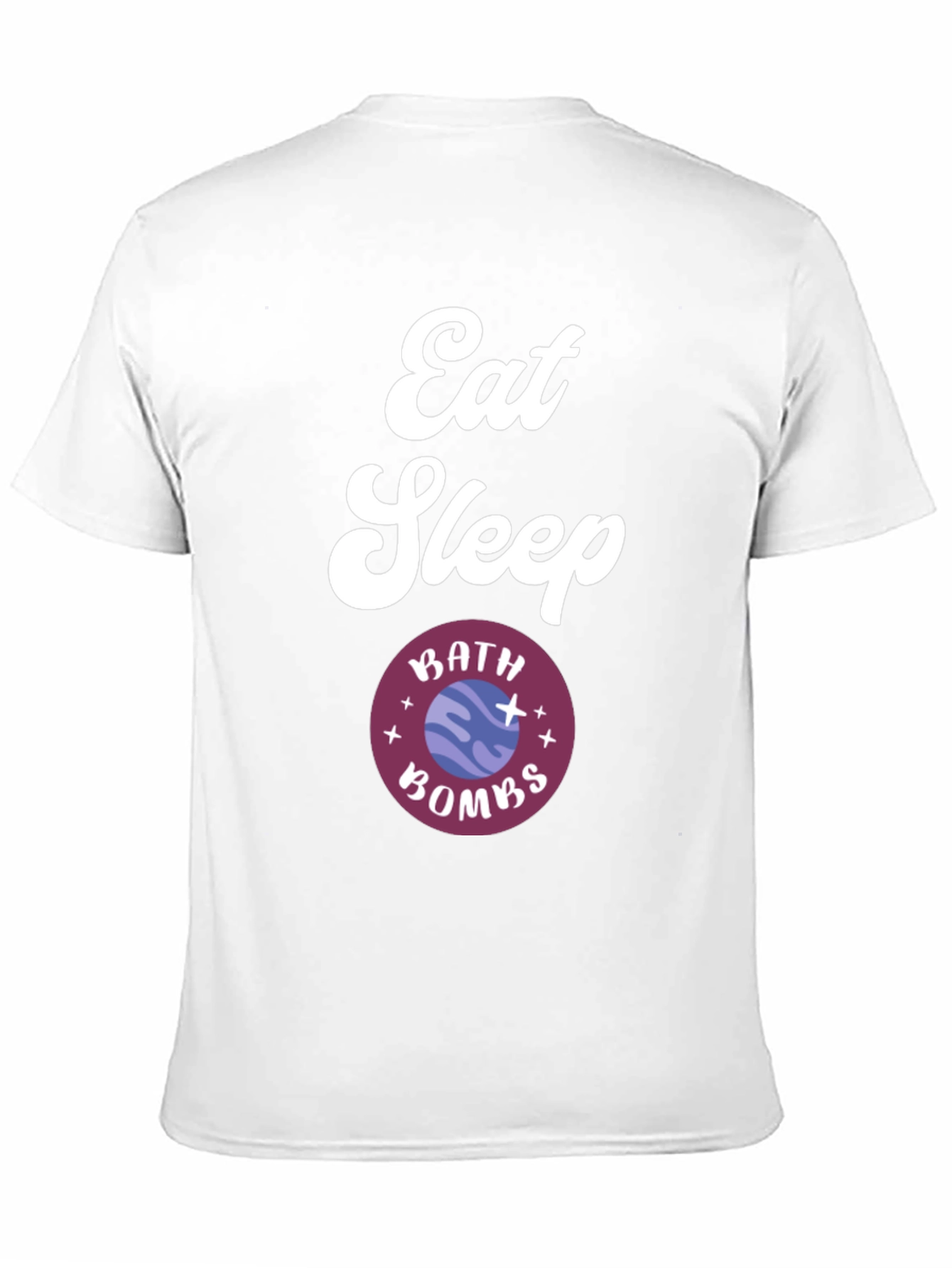 Eat Sleep Bath Bombs Black Graphic Tee