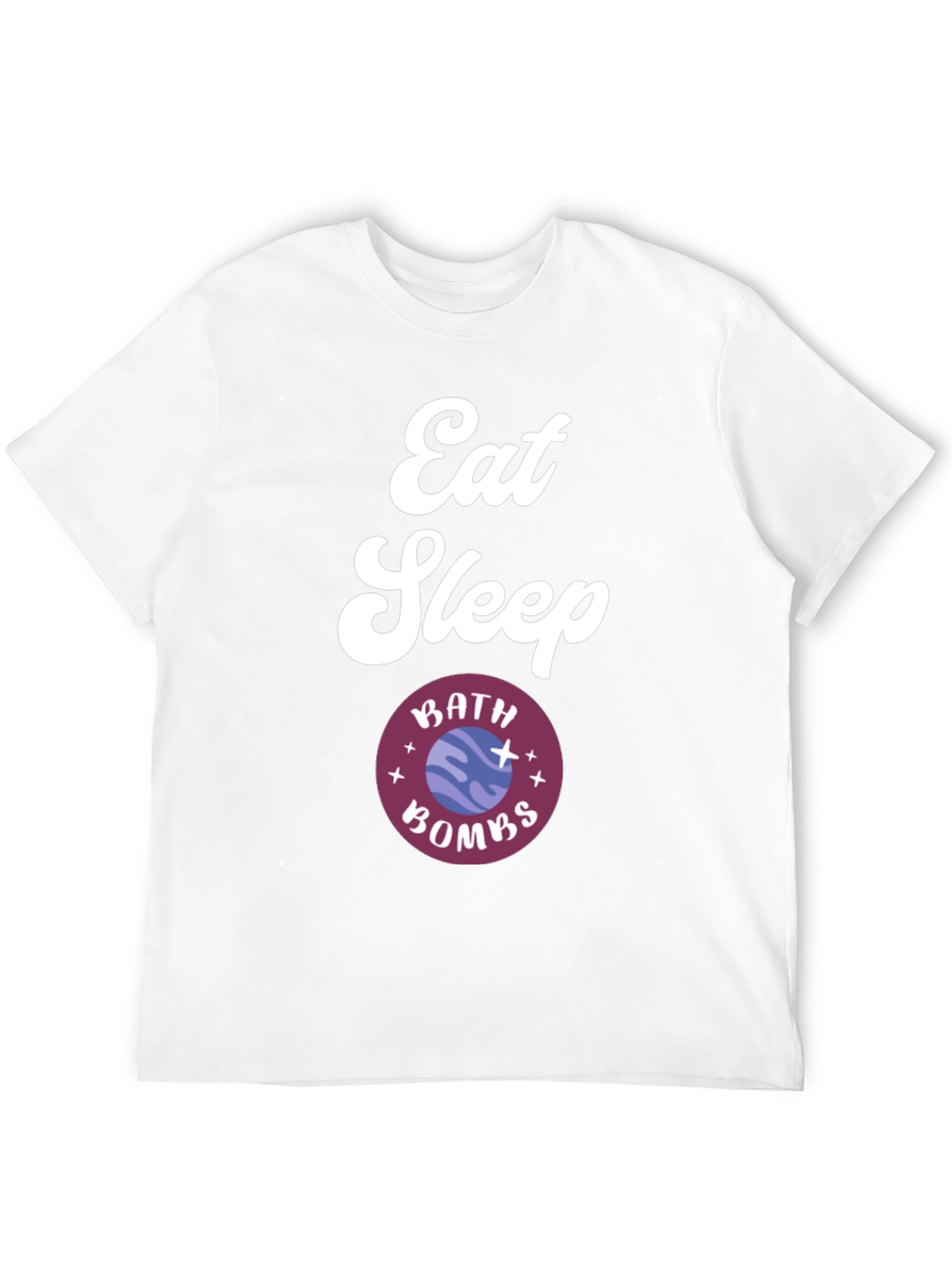 Eat Sleep Bath Bombs Black Graphic Tee