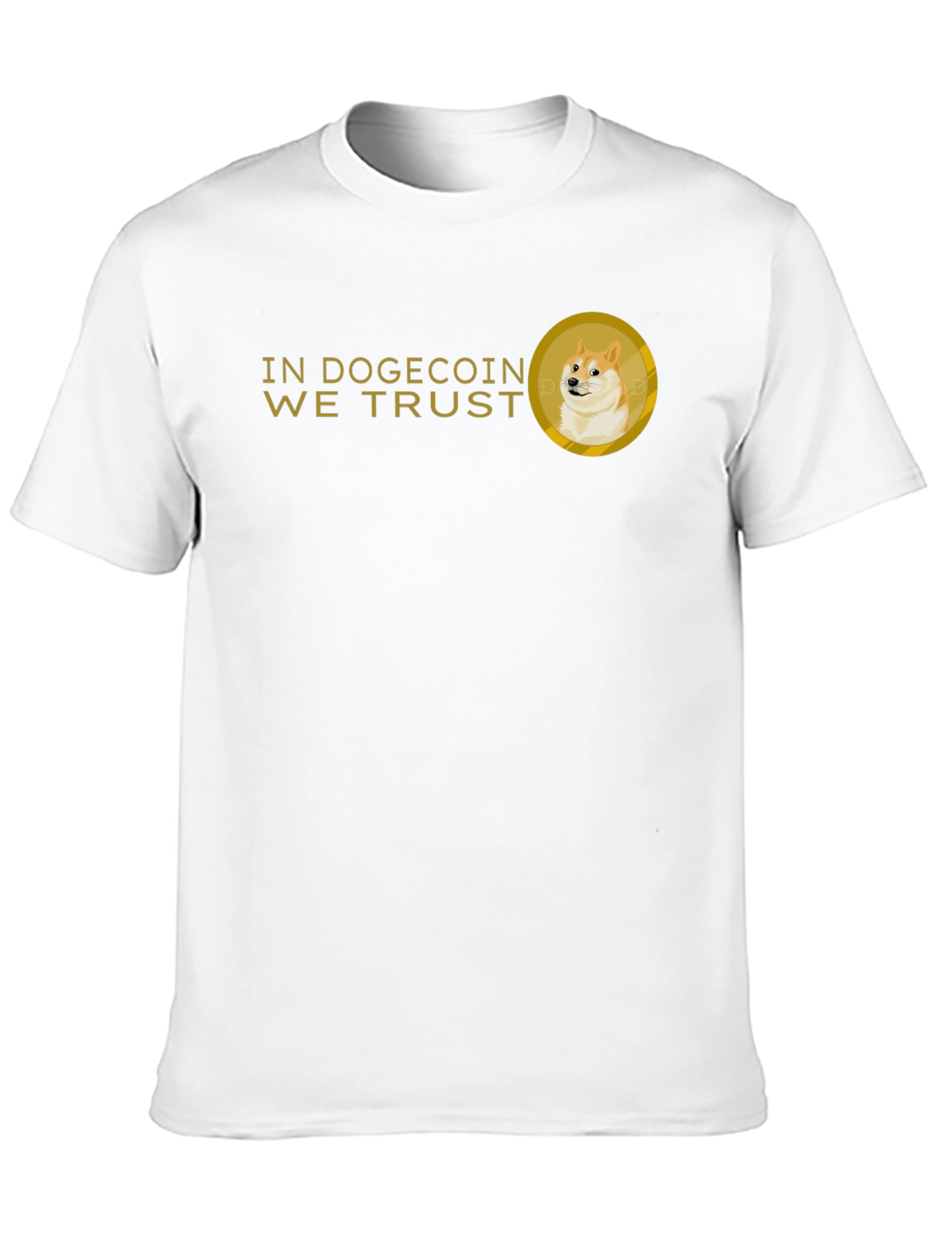 Dogecoin We Trust Black T-Shirt